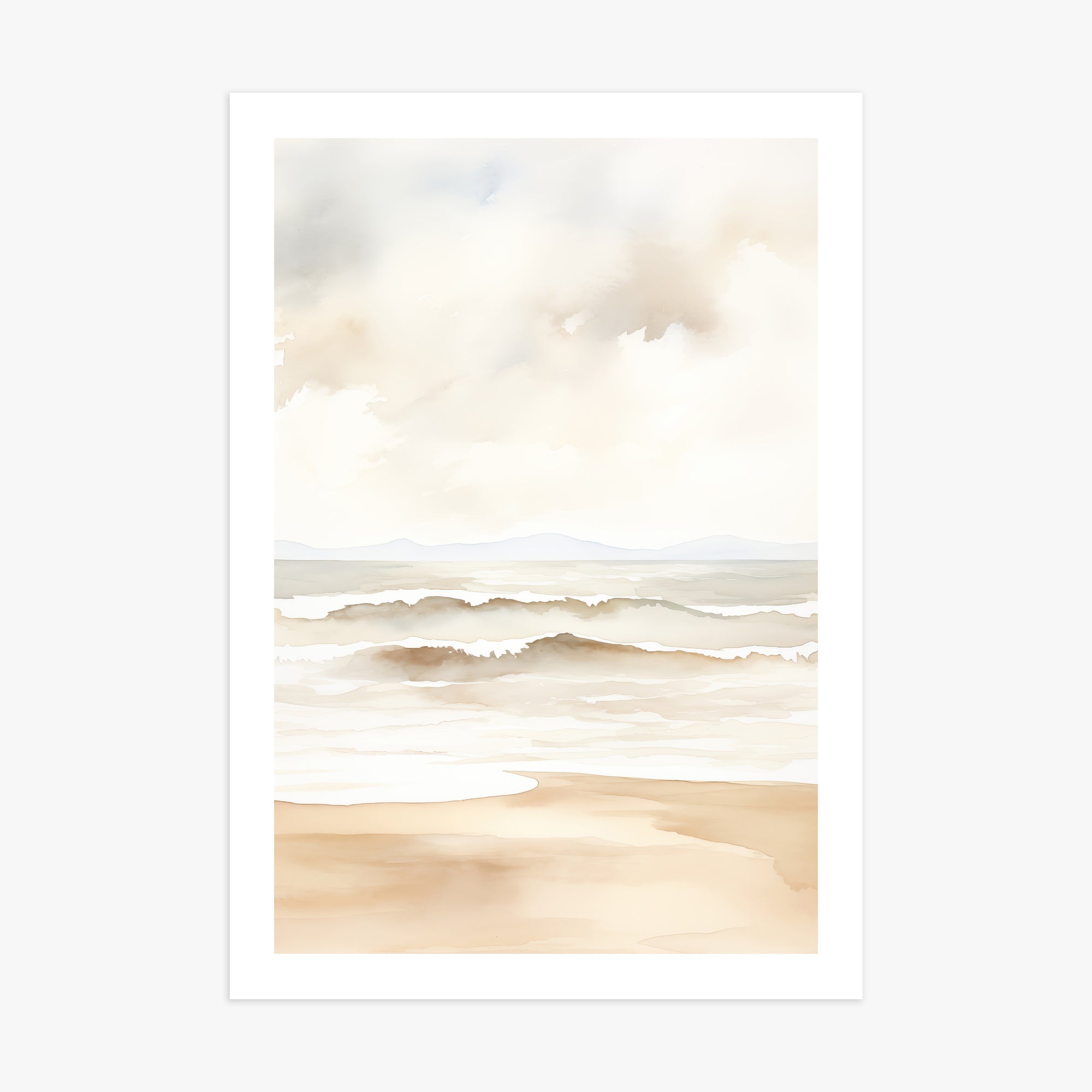 Serenity Shore, 70x100cm Poster Unframed