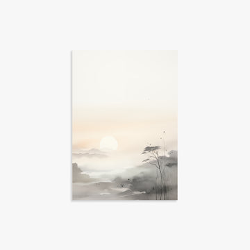 Misty Dawn Serenity, 21x30cm Poster Unframed