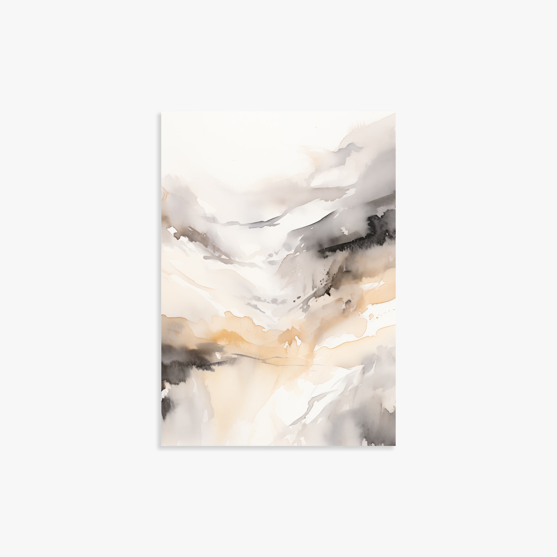 Autumn Valley Haze, 21x30cm Poster Unframed