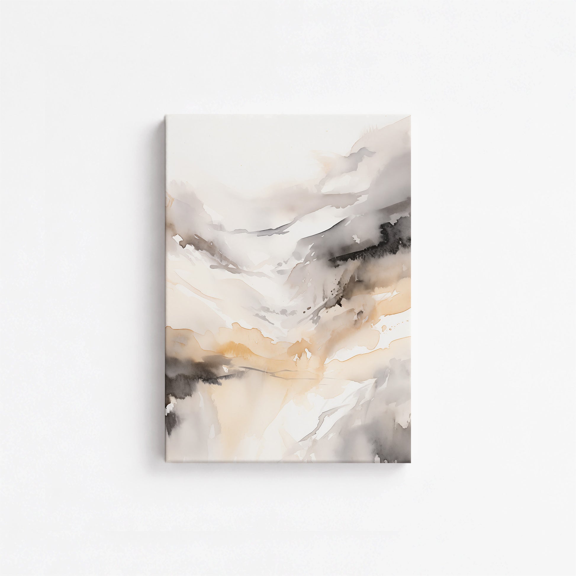 Autumn Valley Haze, 21x30cm Satin Canvas Poster