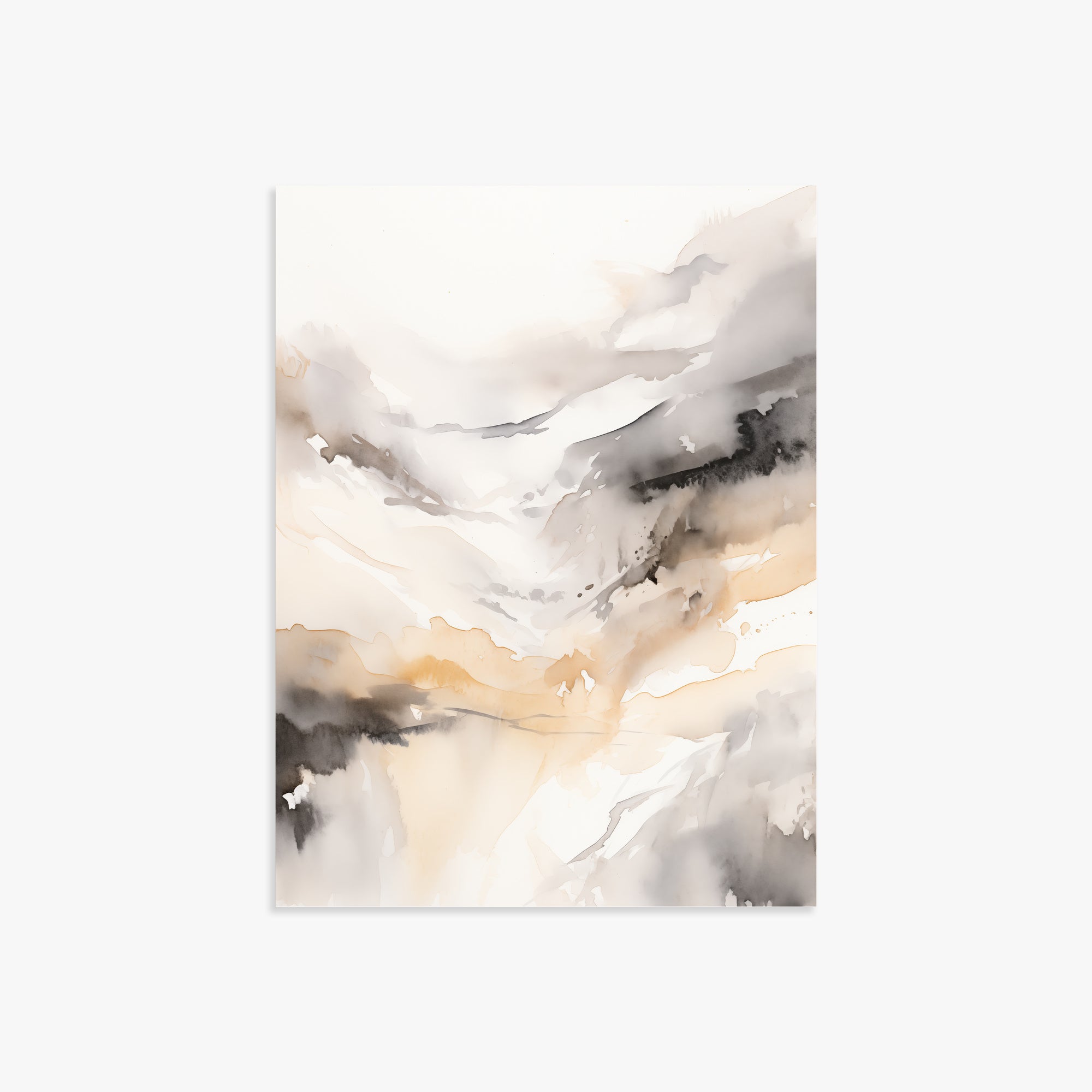 Autumn Valley Haze, 30x40cm Poster Unframed