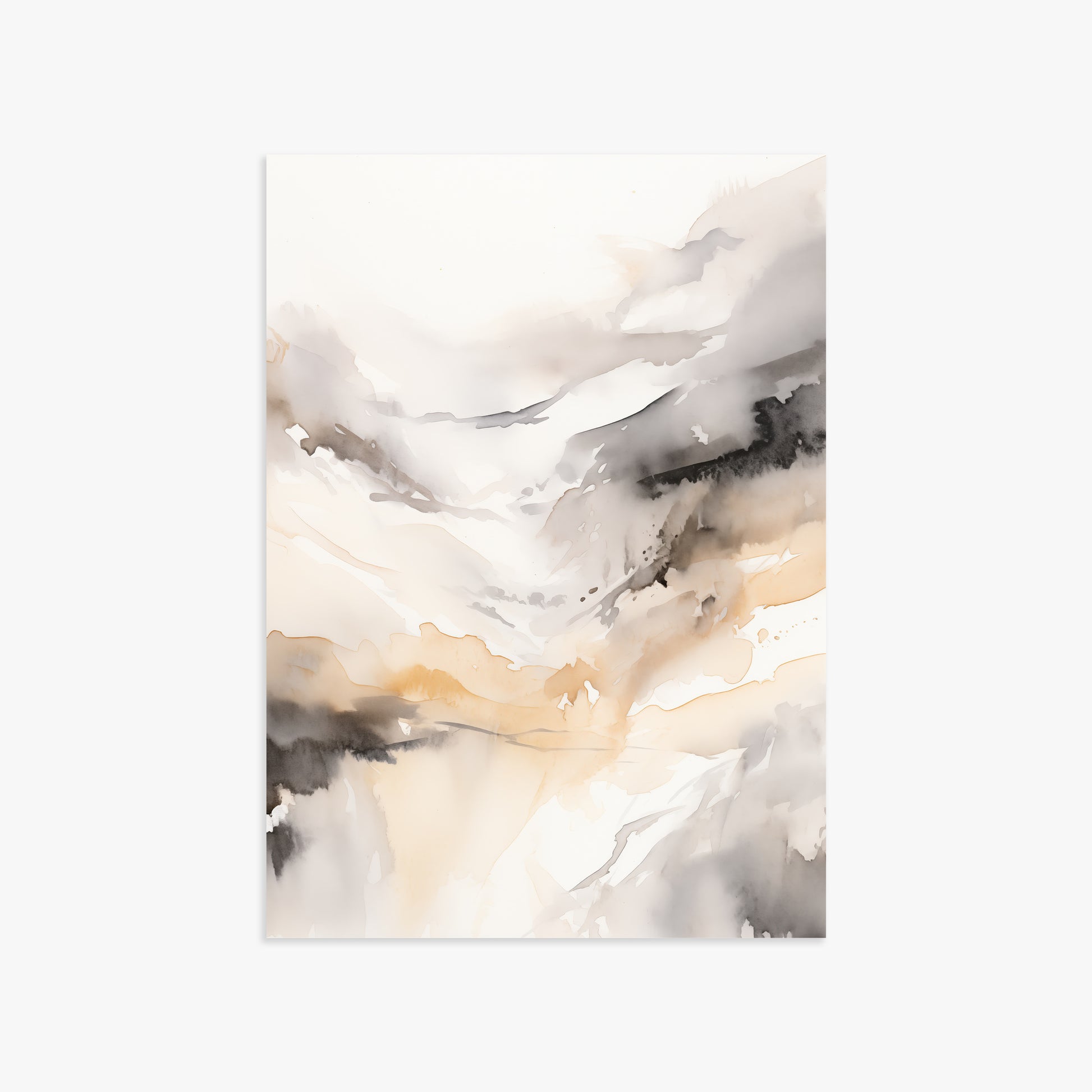 Autumn Valley Haze, 50x70cm Poster Unframed