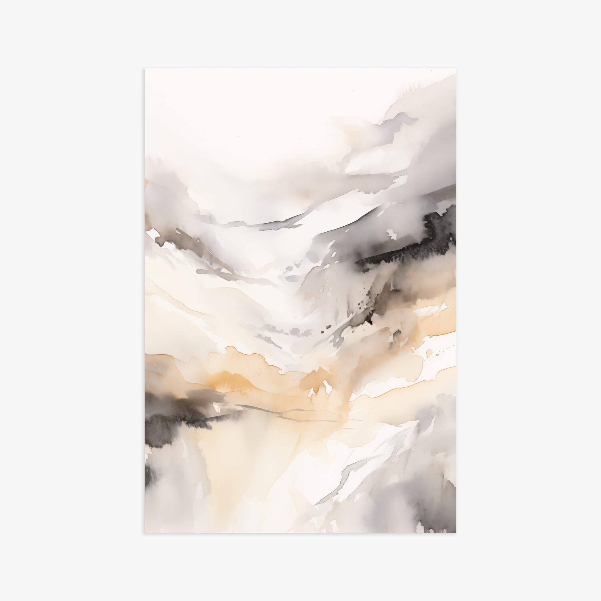 Autumn Valley Haze, 61x91cm Poster Unframed