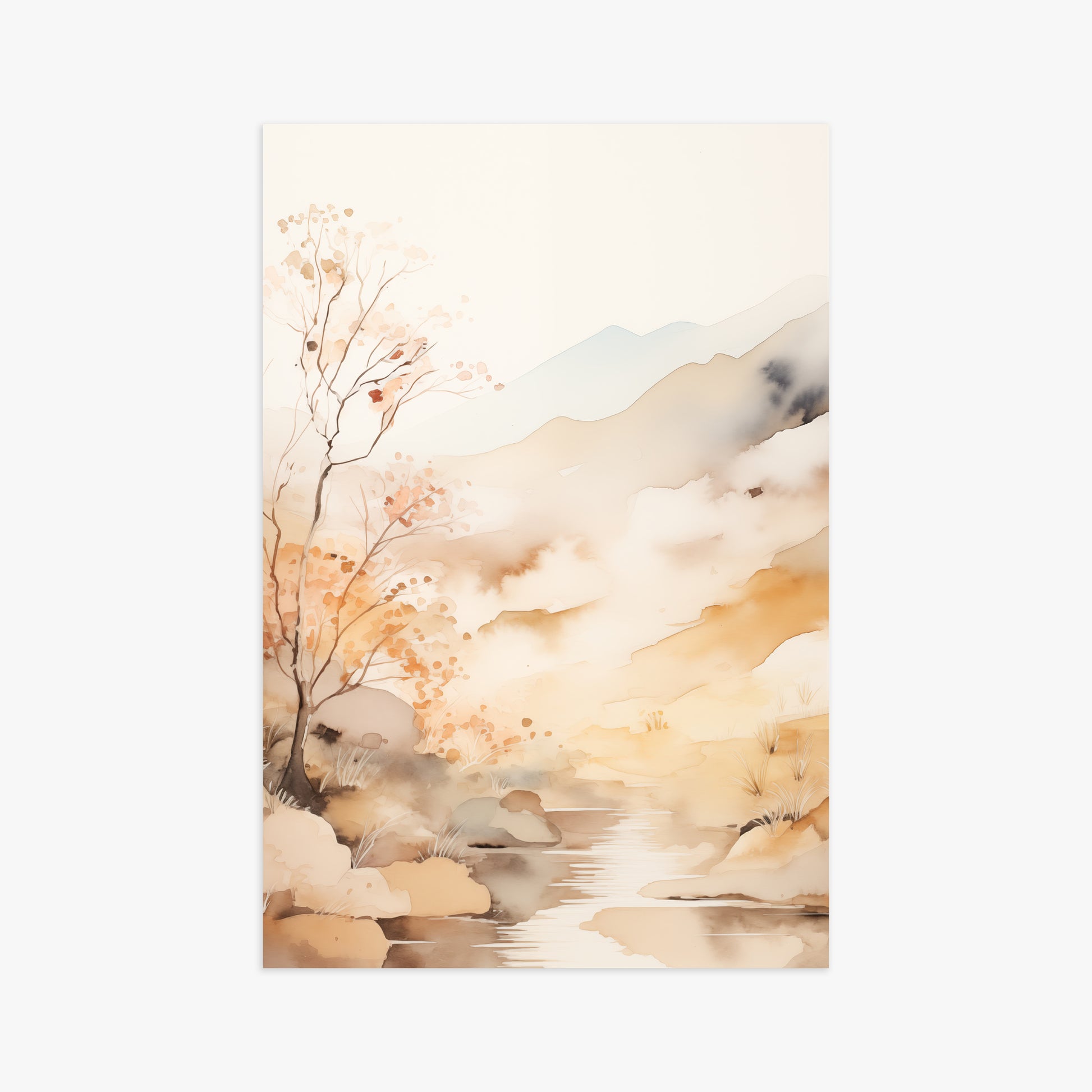 Autumn Stream Dream, 61x91cm Poster Unframed