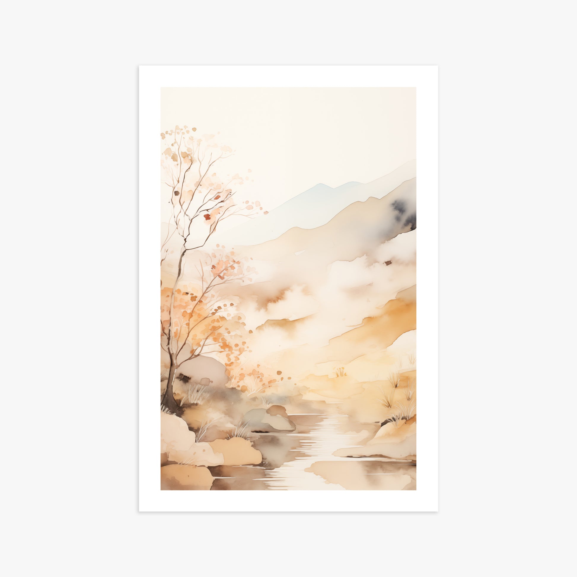 Autumn Stream Dream, 61x91cm Poster Unframed
