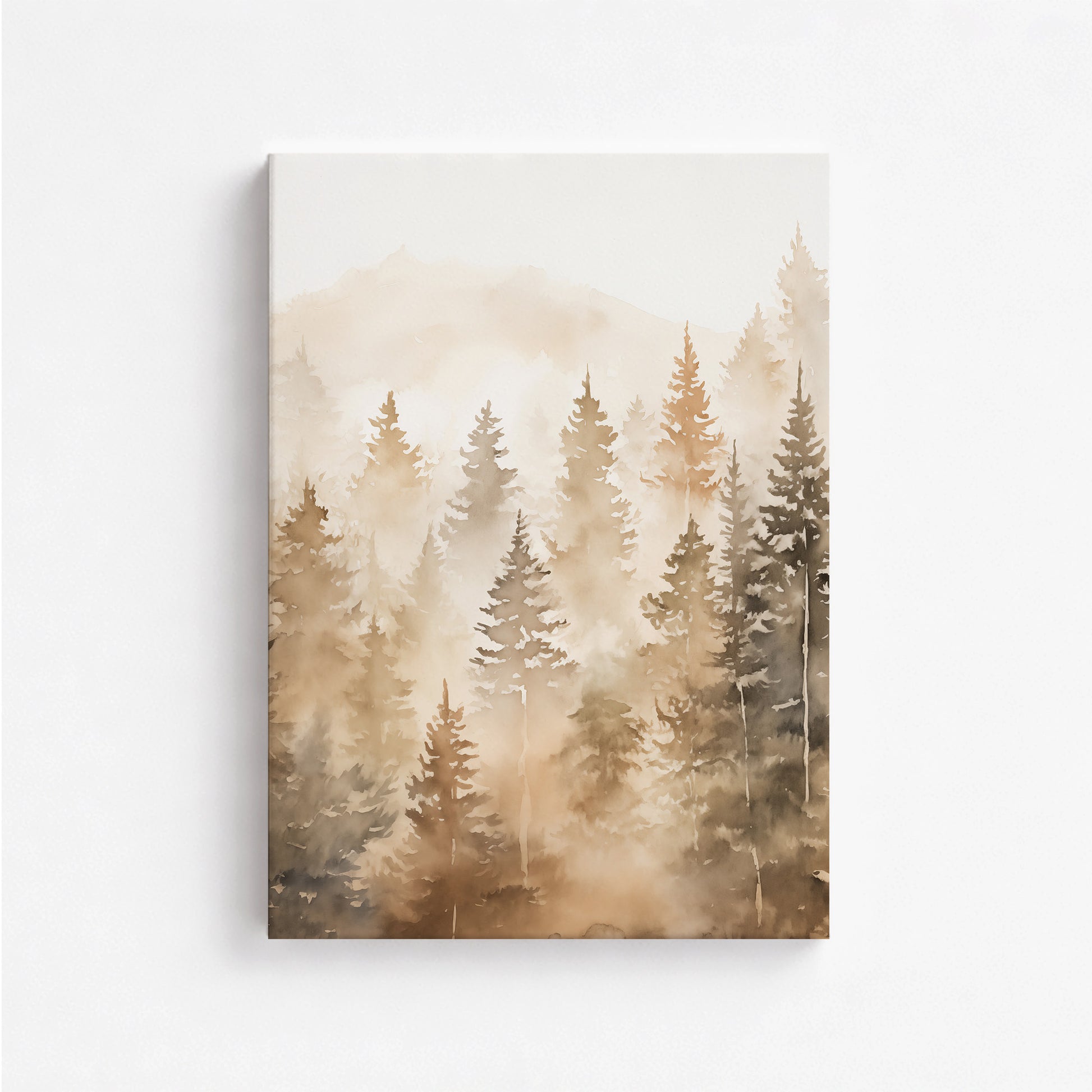 Ethereal Pines, 50x70cm Satin Canvas Poster