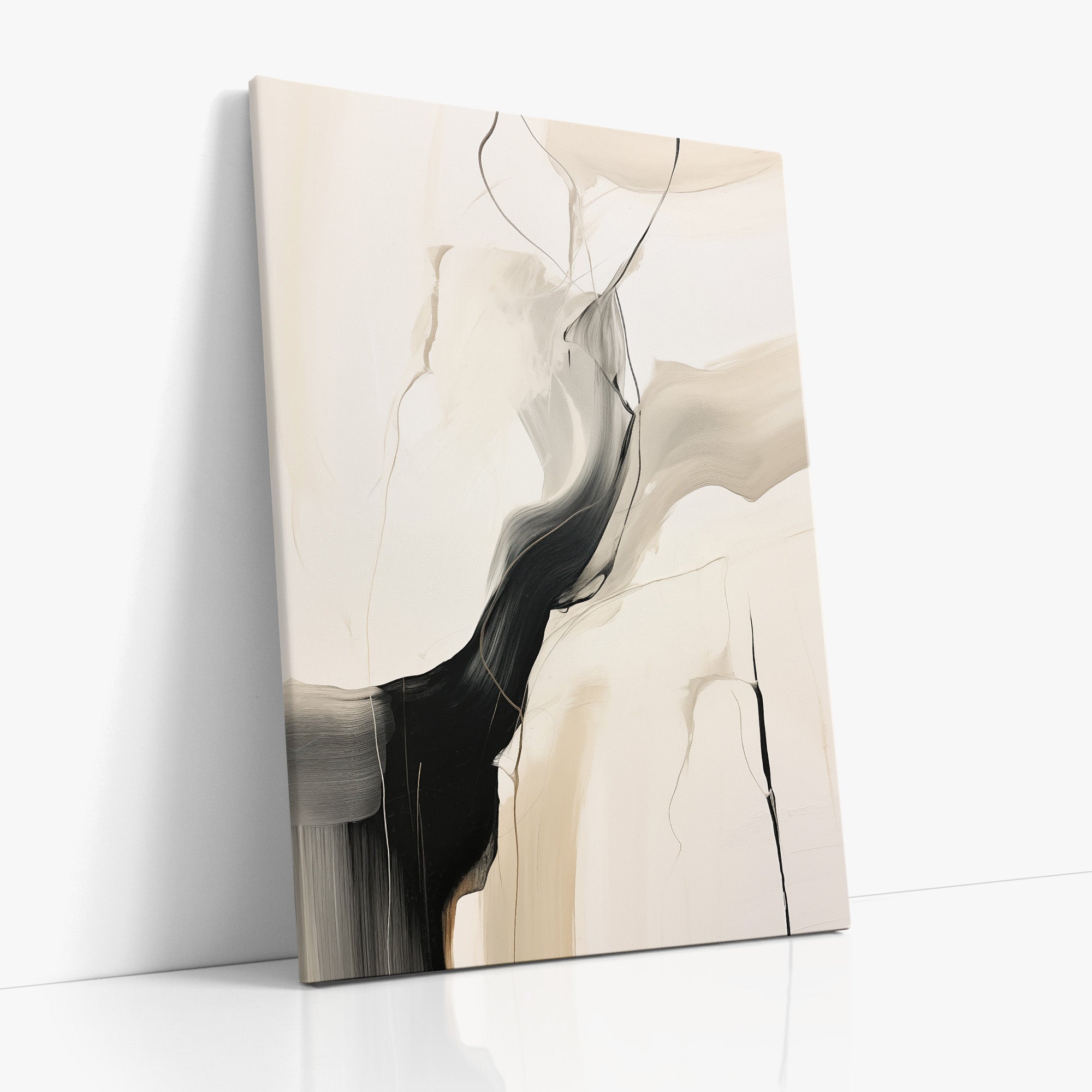 Swirling silhouette