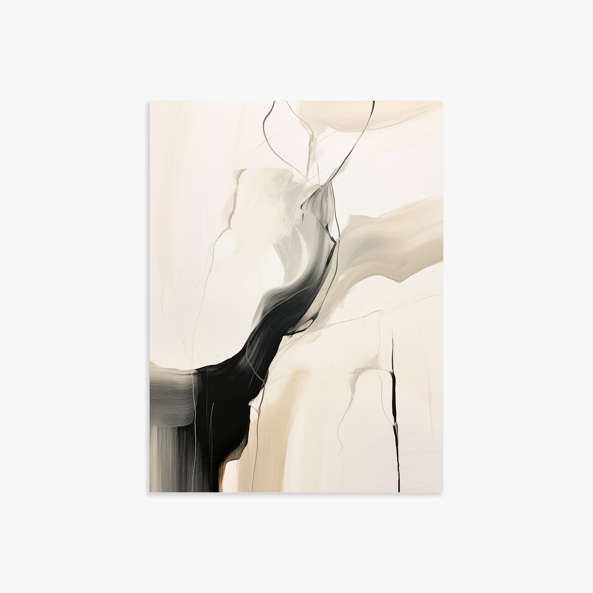 Swirling silhouette, 30x40cm Poster Unframed