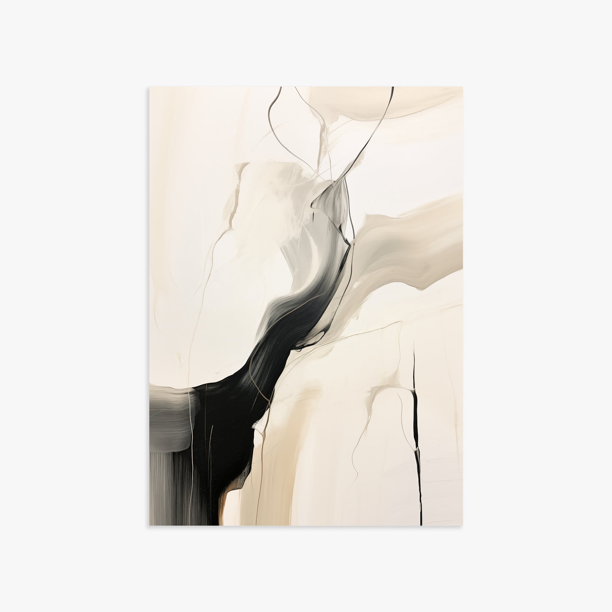 Swirling silhouette, 50x70cm Poster Unframed