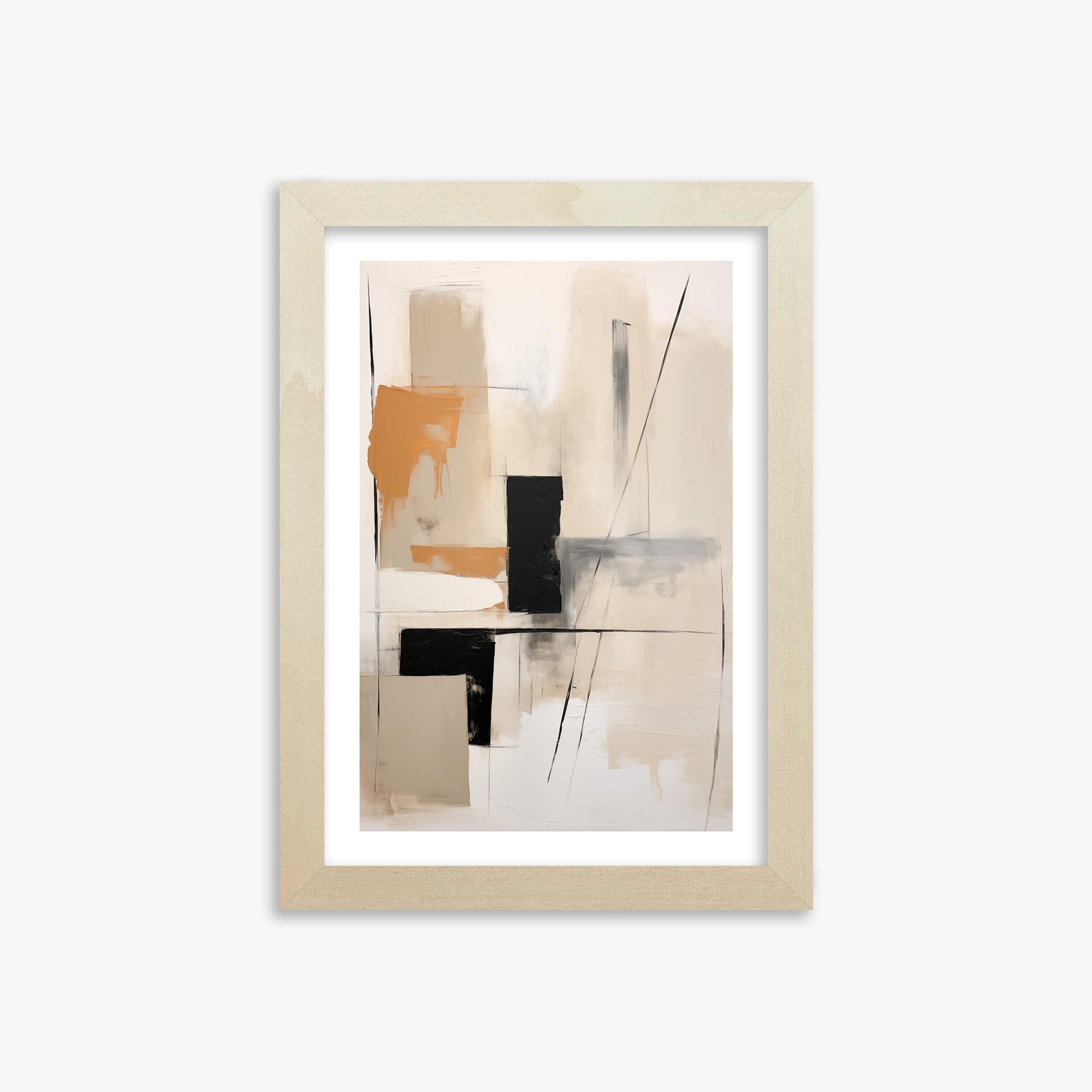 Tiled Harmony, 21x30cm Framed Poster With Lime Wood Frame