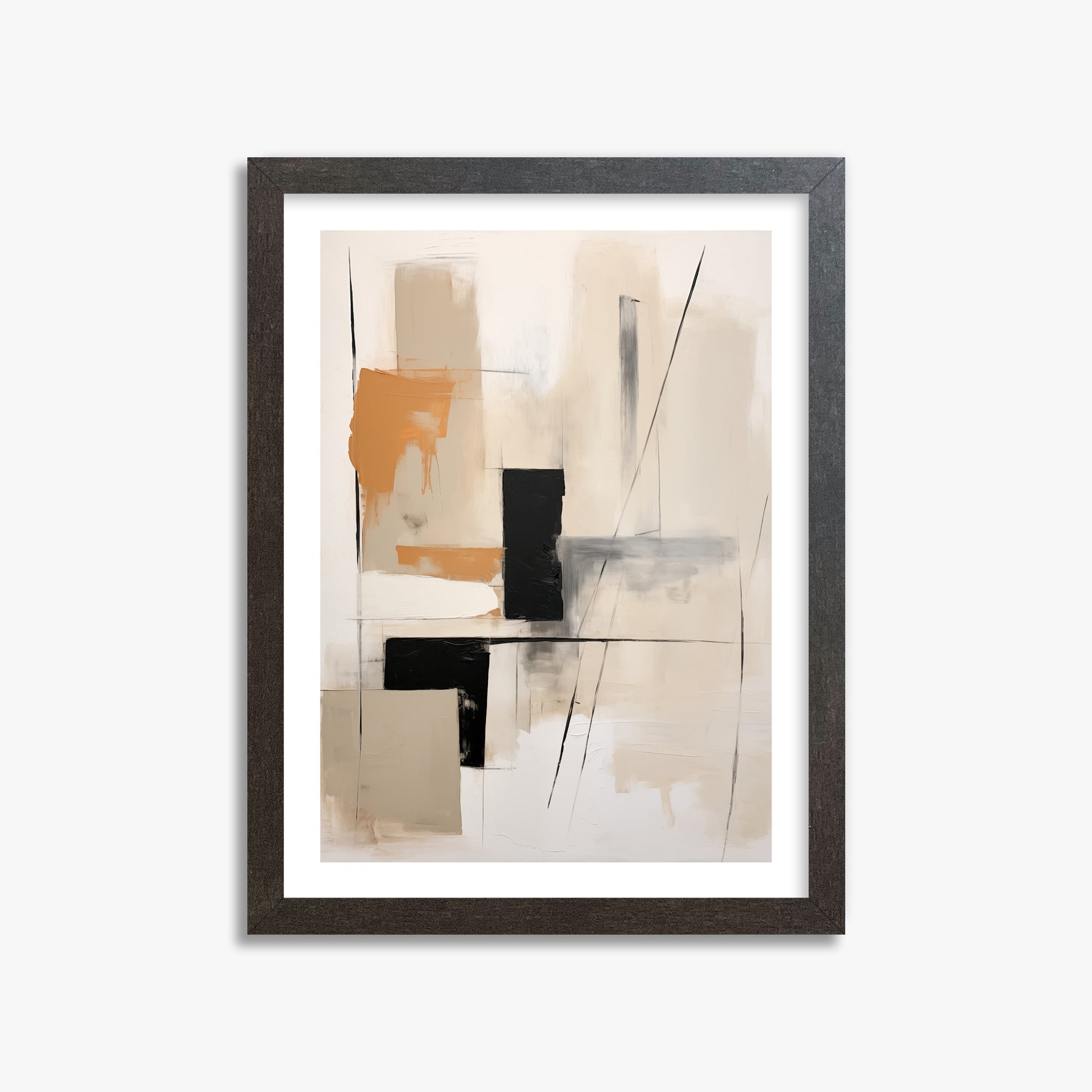 Tiled Harmony, 30x40cm Framed Poster With Espresso Frame