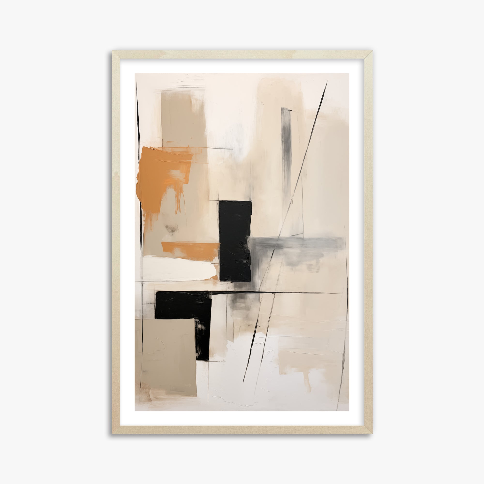 Tiled Harmony, 61x91cm Framed Poster With Lime Wood Frame