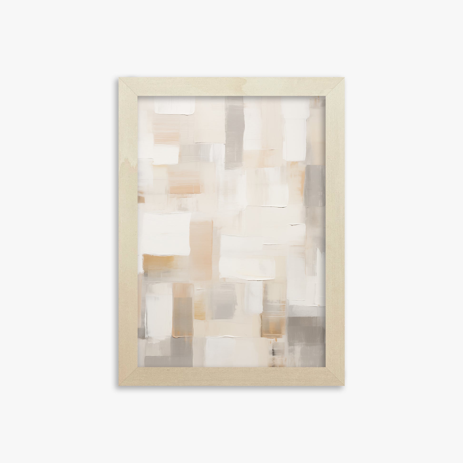 Soft Mosaic, 21x30cm Framed Poster With Lime Wood Frame