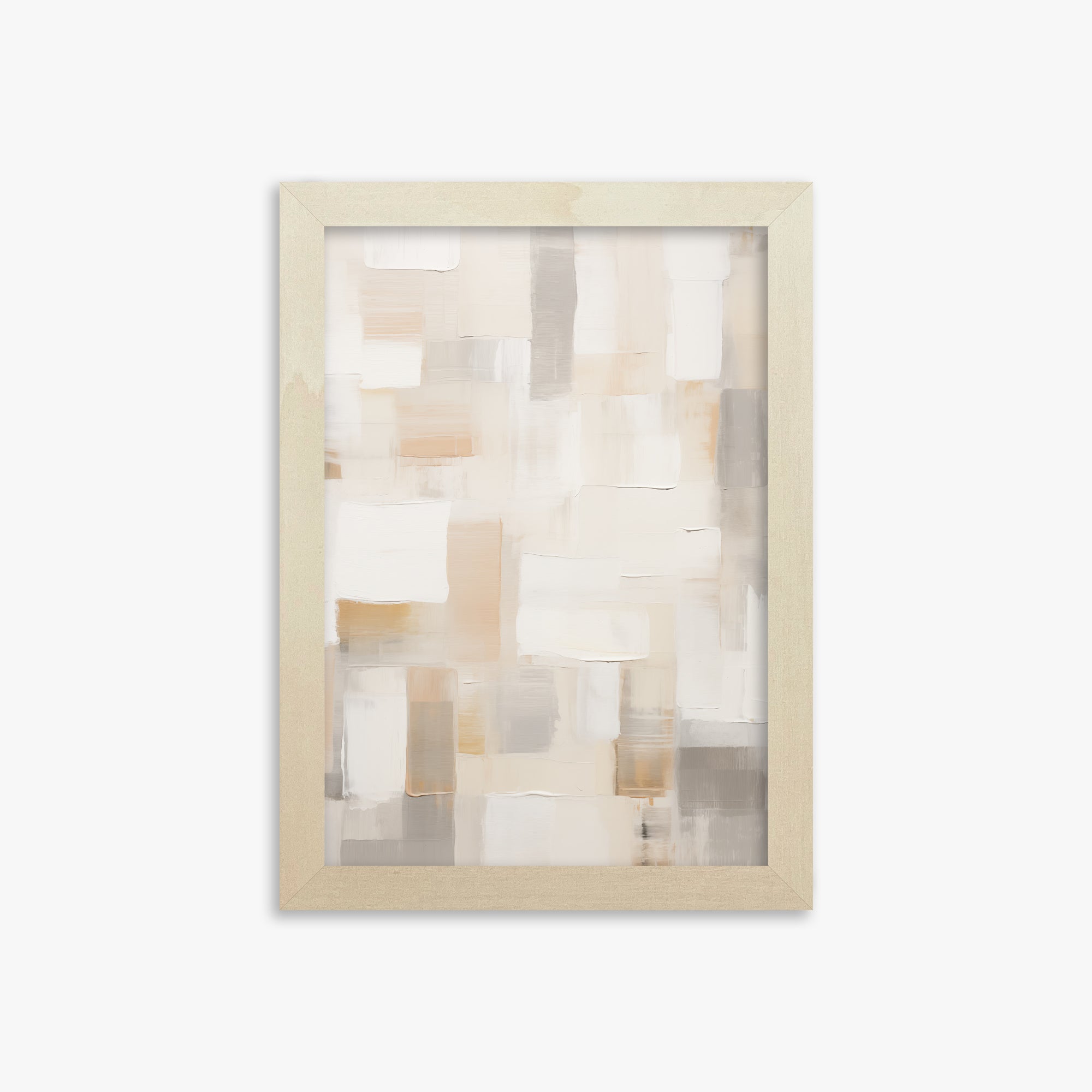 Soft Mosaic, 21x30cm Framed Poster With Lime Wood Frame