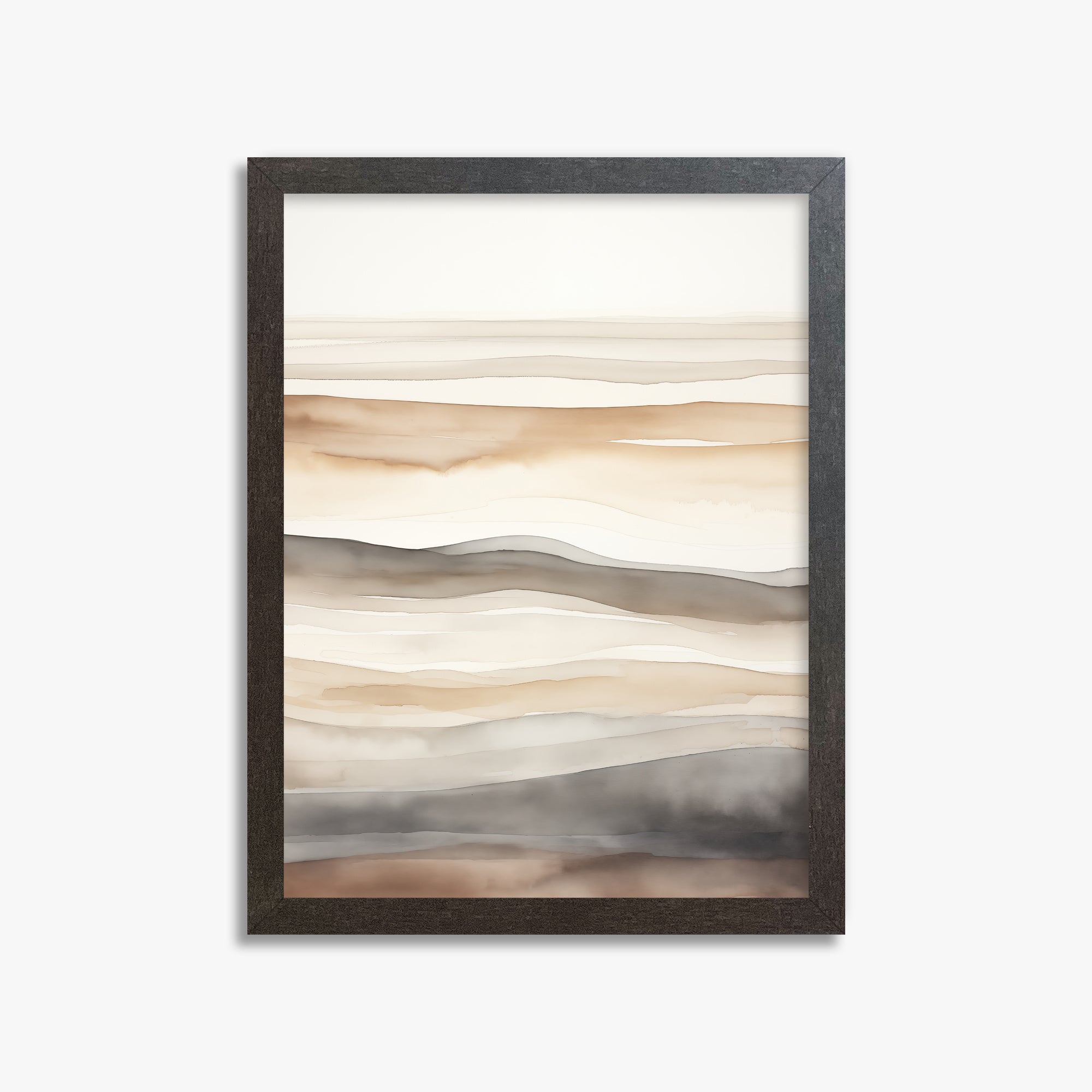 Earth Tides, 30x40cm Framed Poster With Espresso Frame