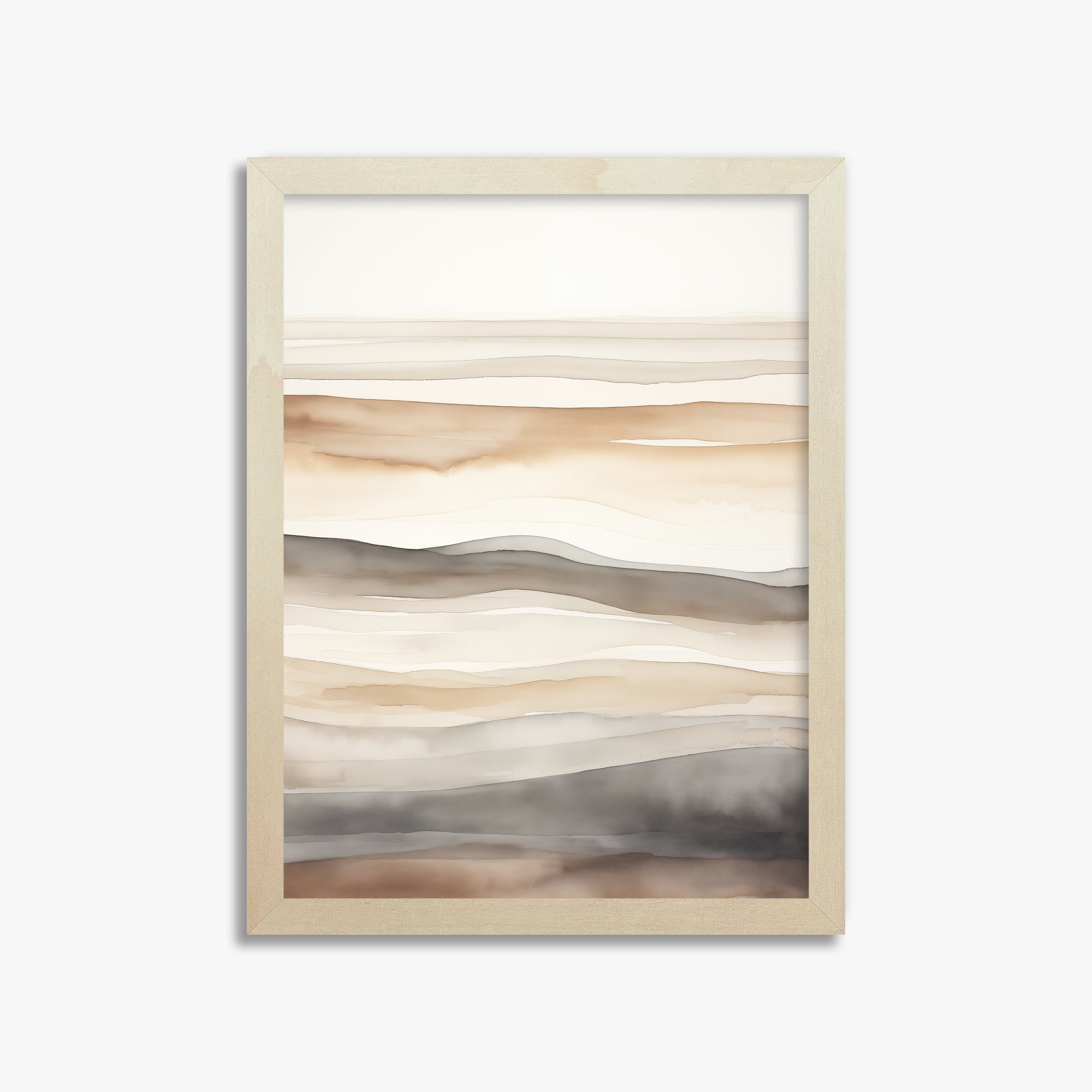 Earth Tides, 30x40cm Framed Poster With Lime Wood Frame