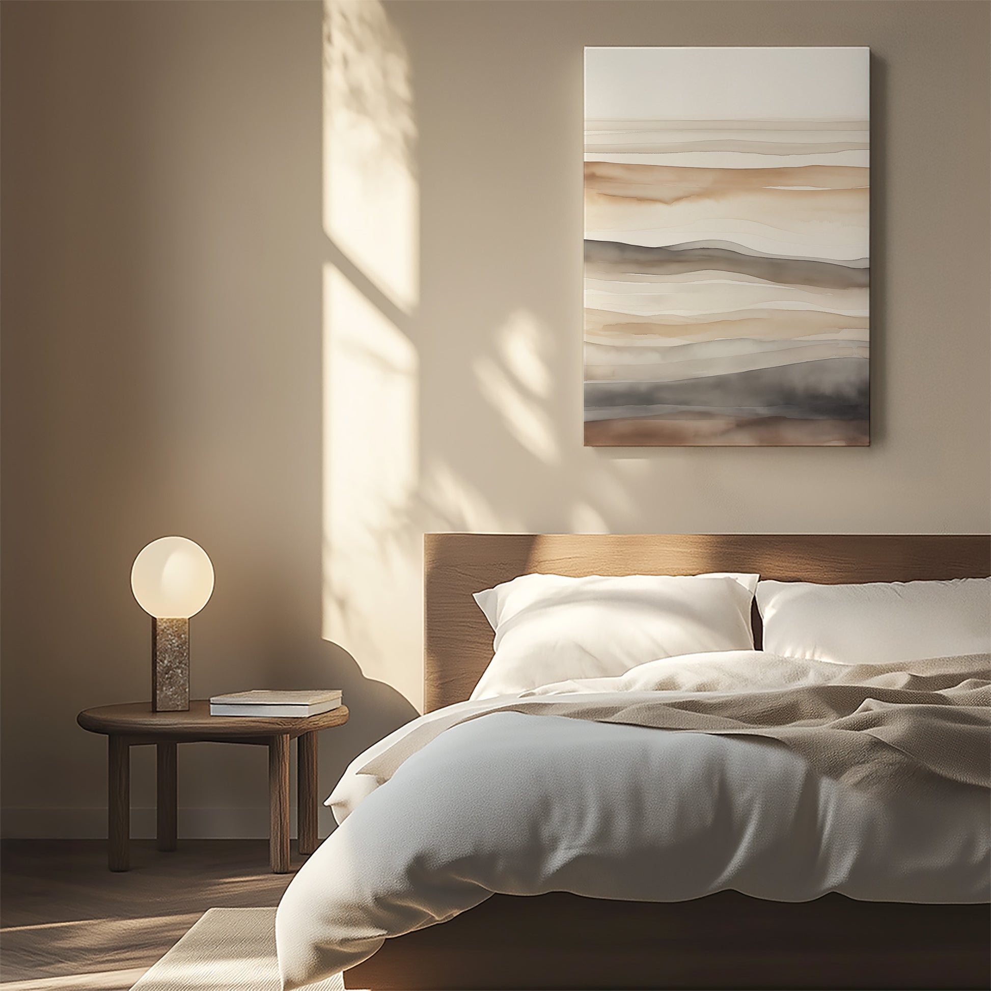 Design Concept No. 55 for Earth Tides Modern Satin Canvas Poster Art