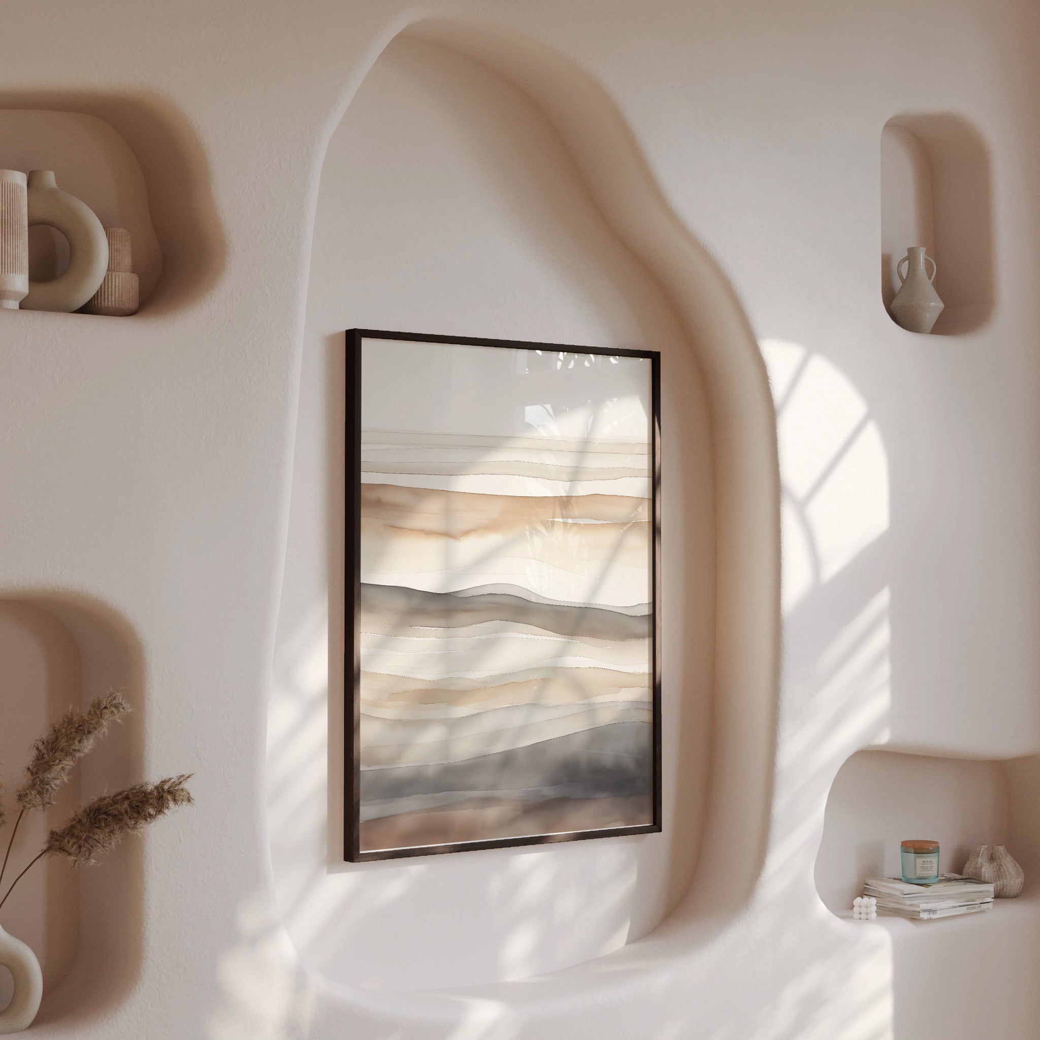 Design Concept No. 13 for Earth Tides Modern Poster Art
