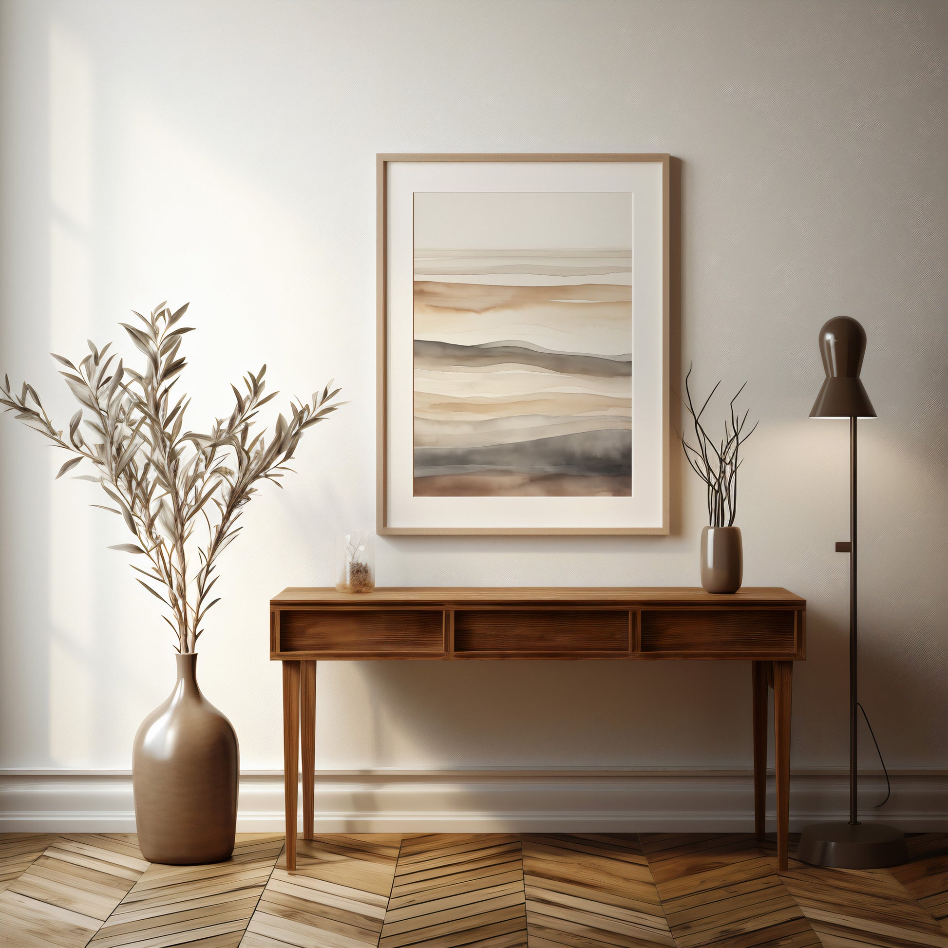 Design Concept No. 37 for Earth Tides Modern Poster Art
