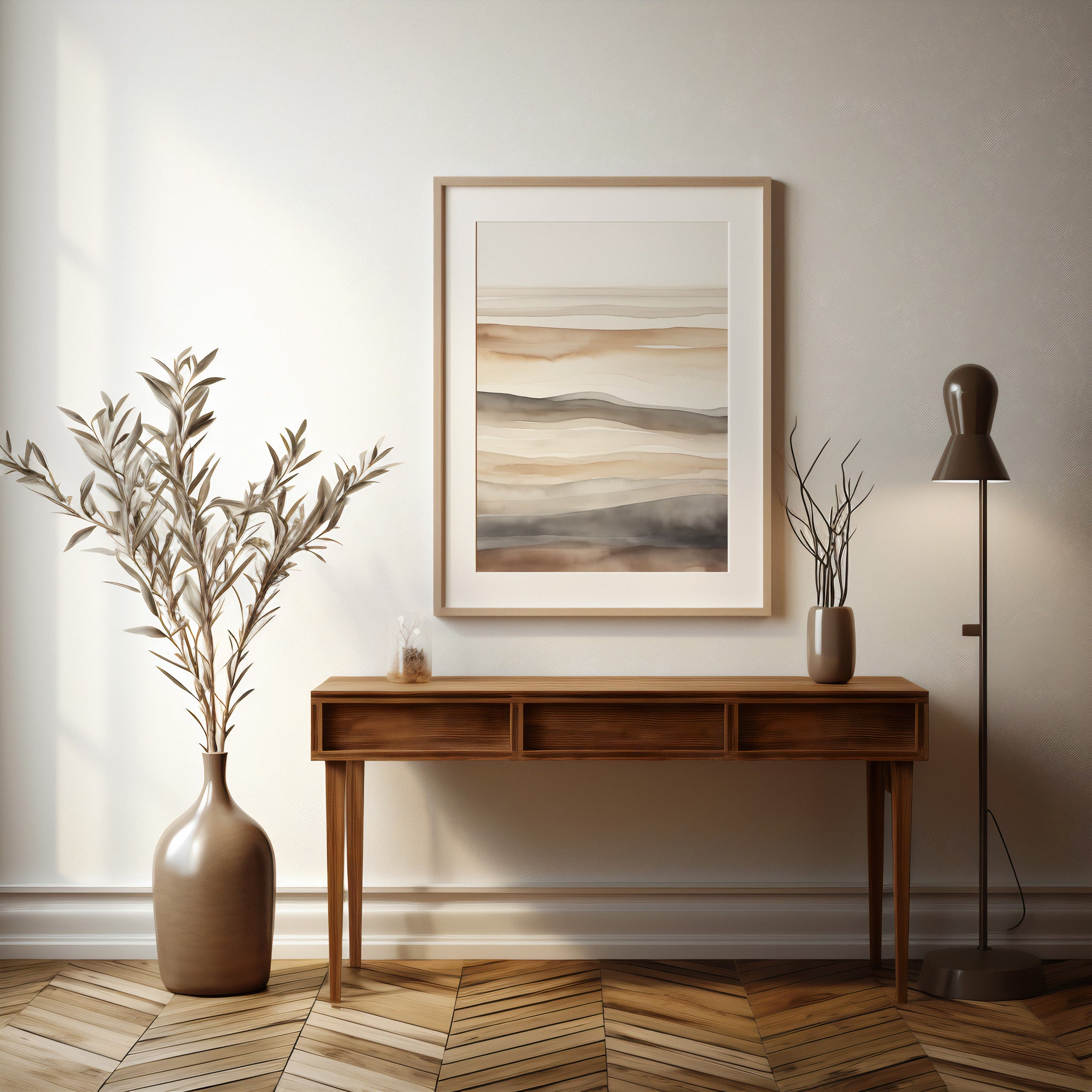 Design Concept No. 37 for Earth Tides Modern Poster Art