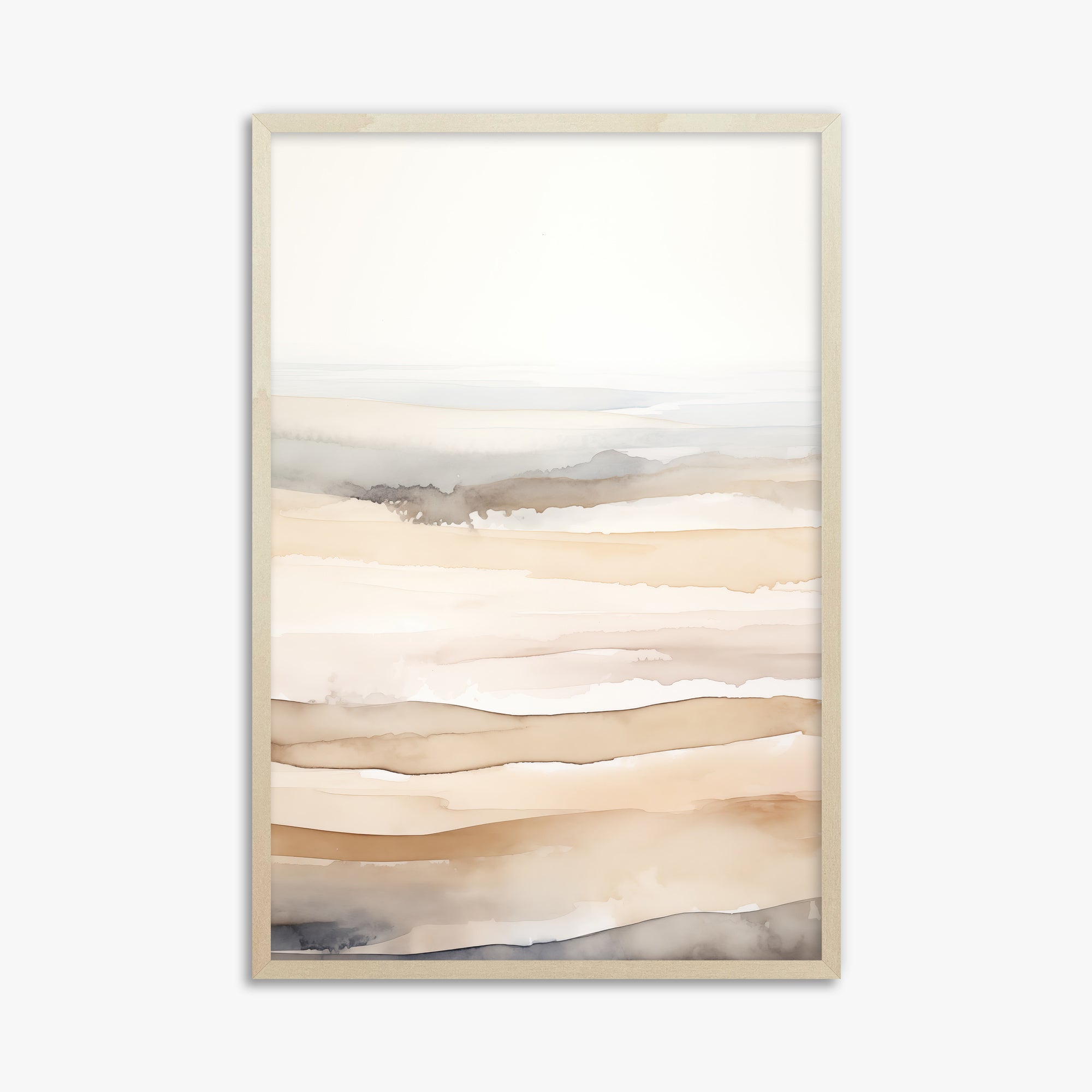 Dune Horizons, 61x91cm Framed Poster With Lime Wood Frame