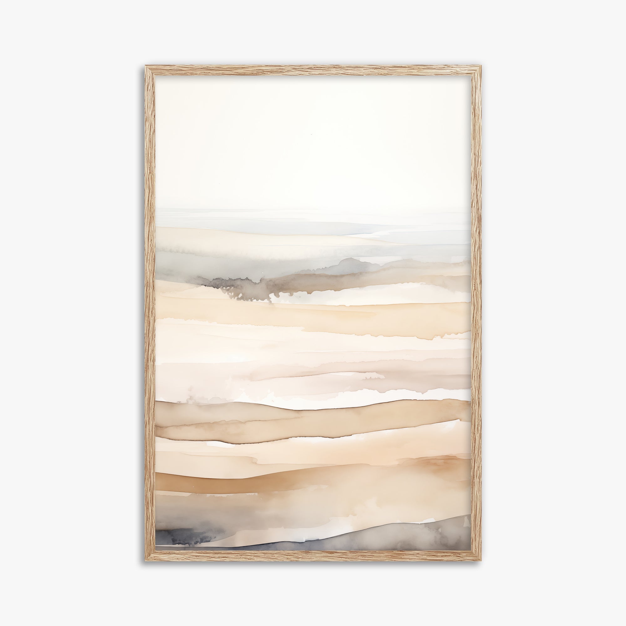 Dune Horizons, 61x91cm Framed Poster With Raw Oak Frame