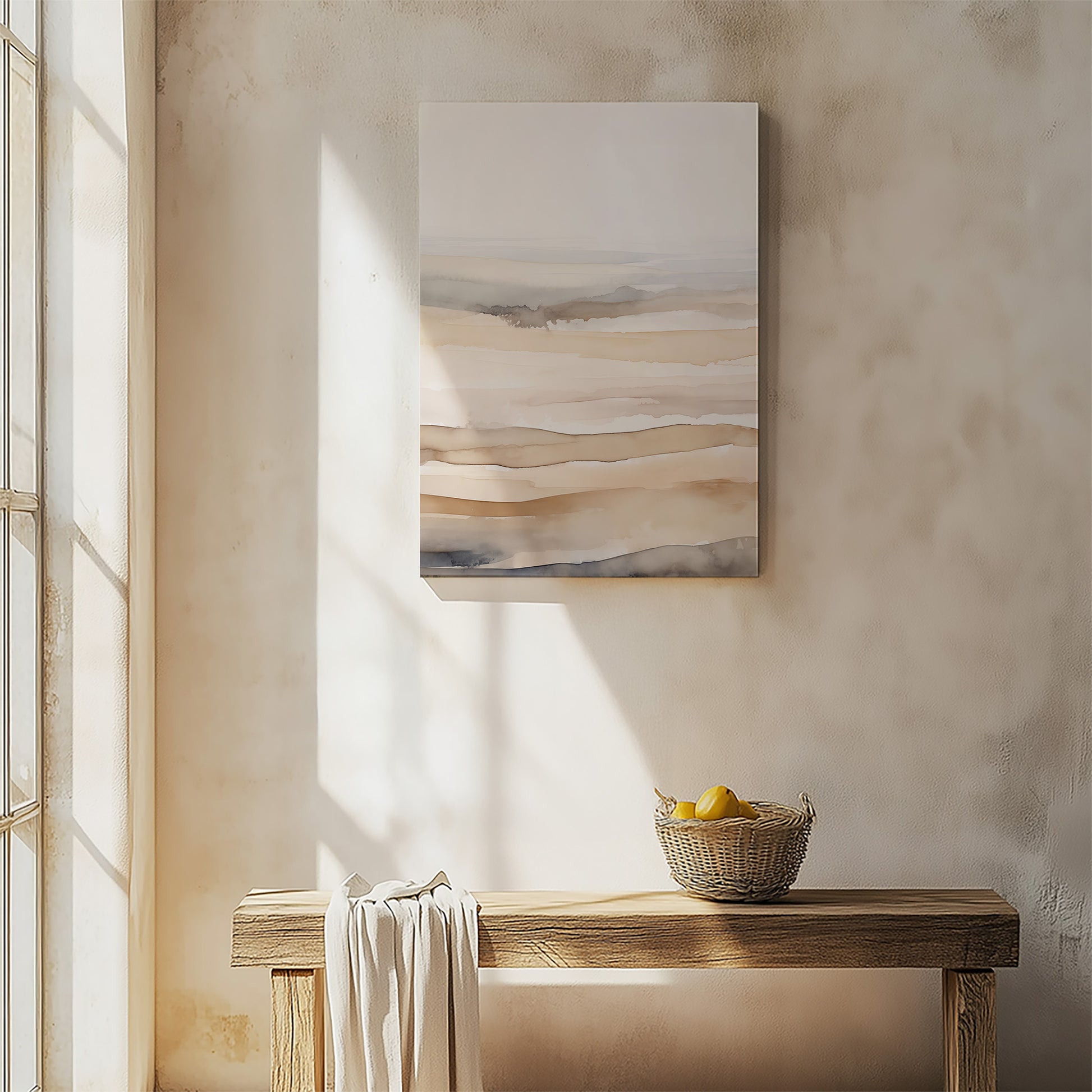 Design Concept No. 54 for Dune Horizons Modern Satin Canvas Poster Art