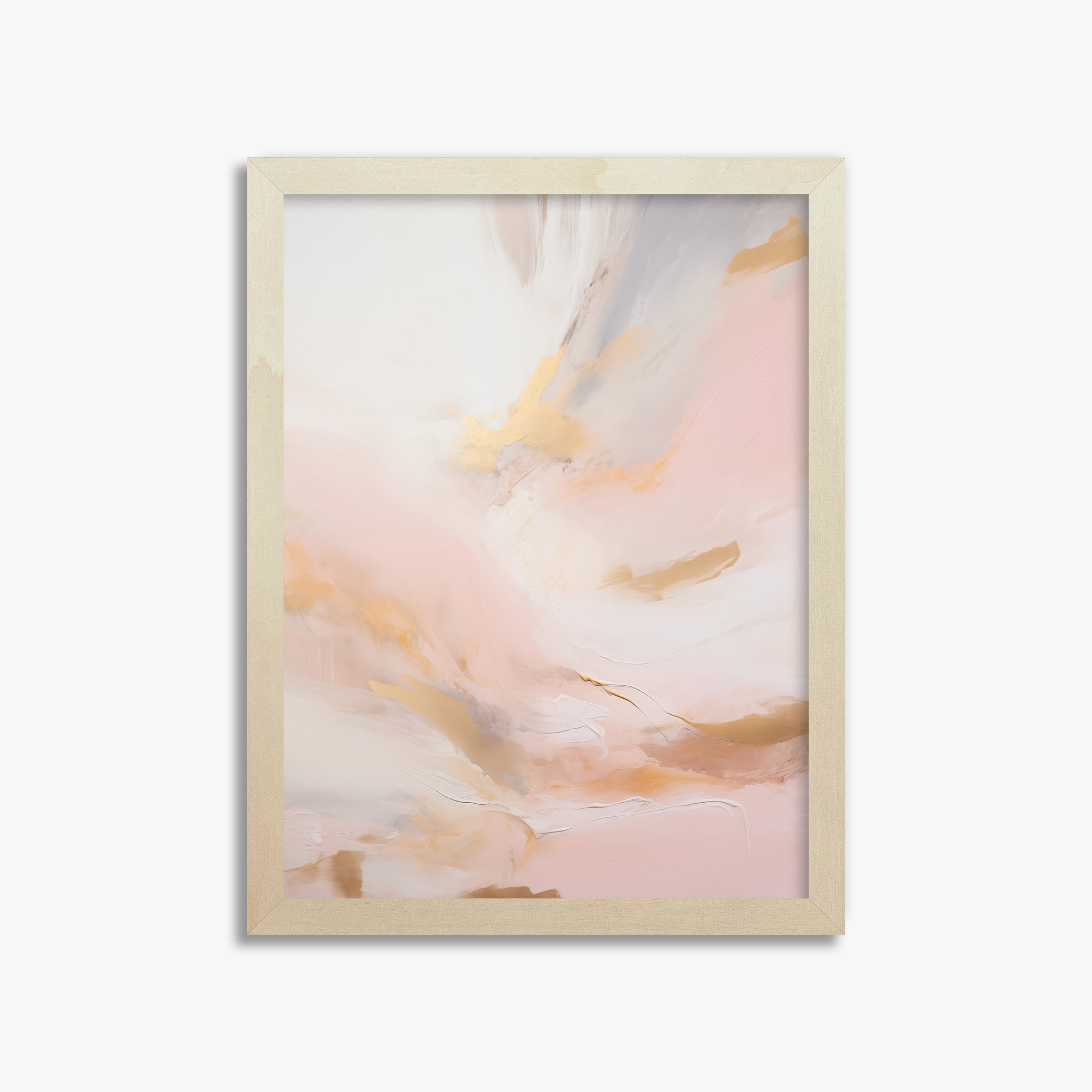 Golden Dawn Whisper, 30x40cm Framed Poster With Lime Wood Frame