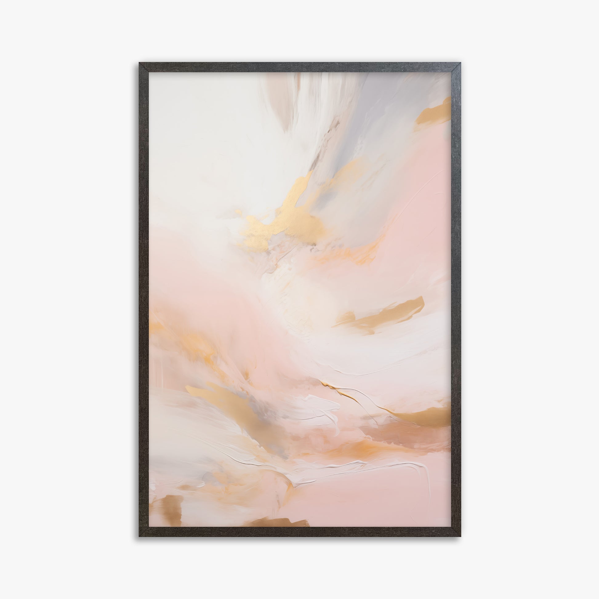 Golden Dawn Whisper, 61x91cm Framed Poster With Espresso Frame