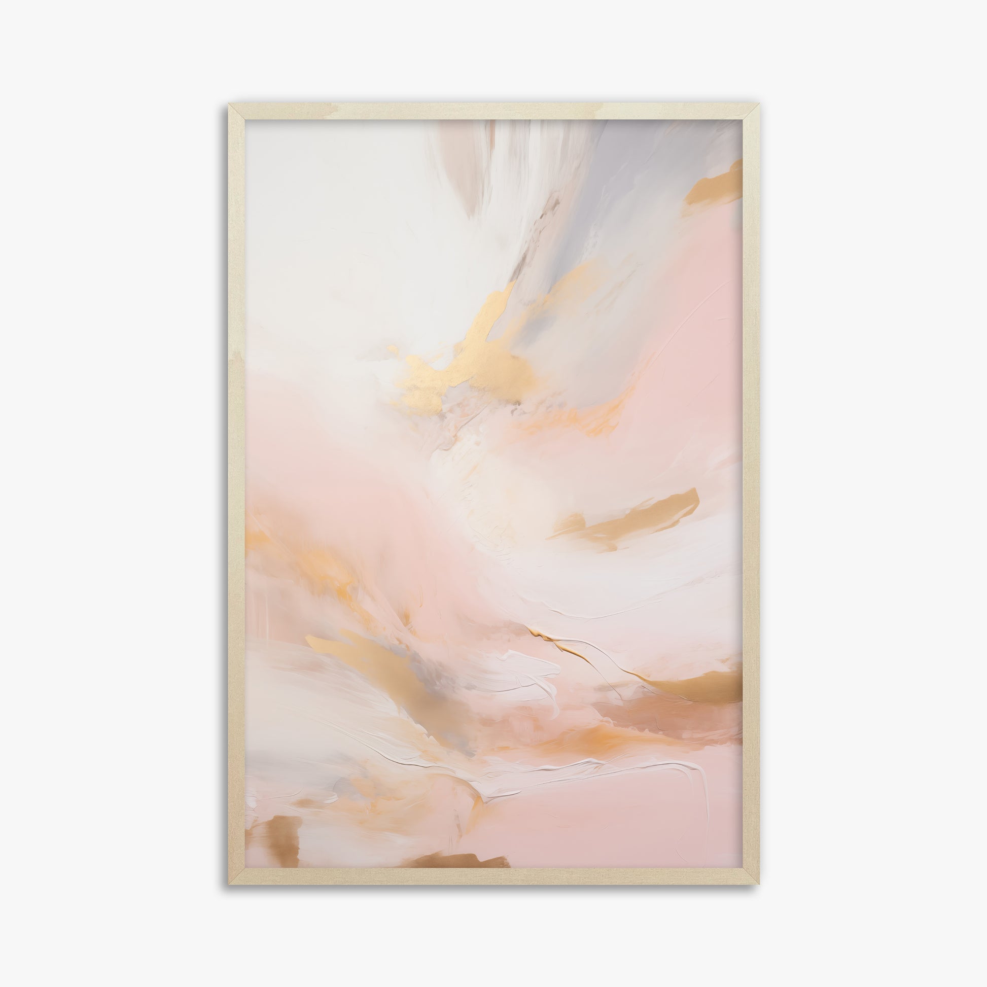 Golden Dawn Whisper, 61x91cm Framed Poster With Lime Wood Frame