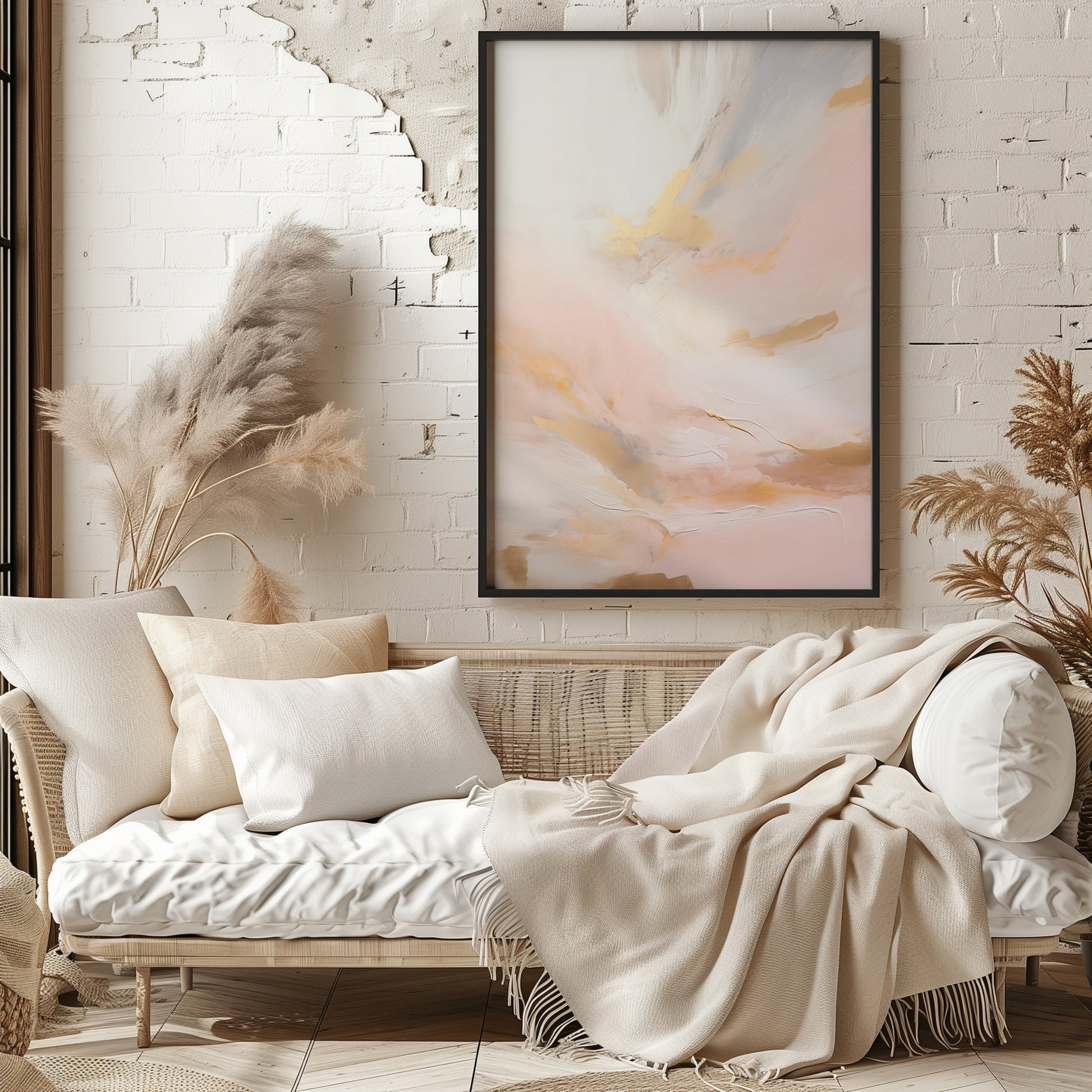 Design Concept No. 29 for Golden Dawn Whisper Modern Poster Art