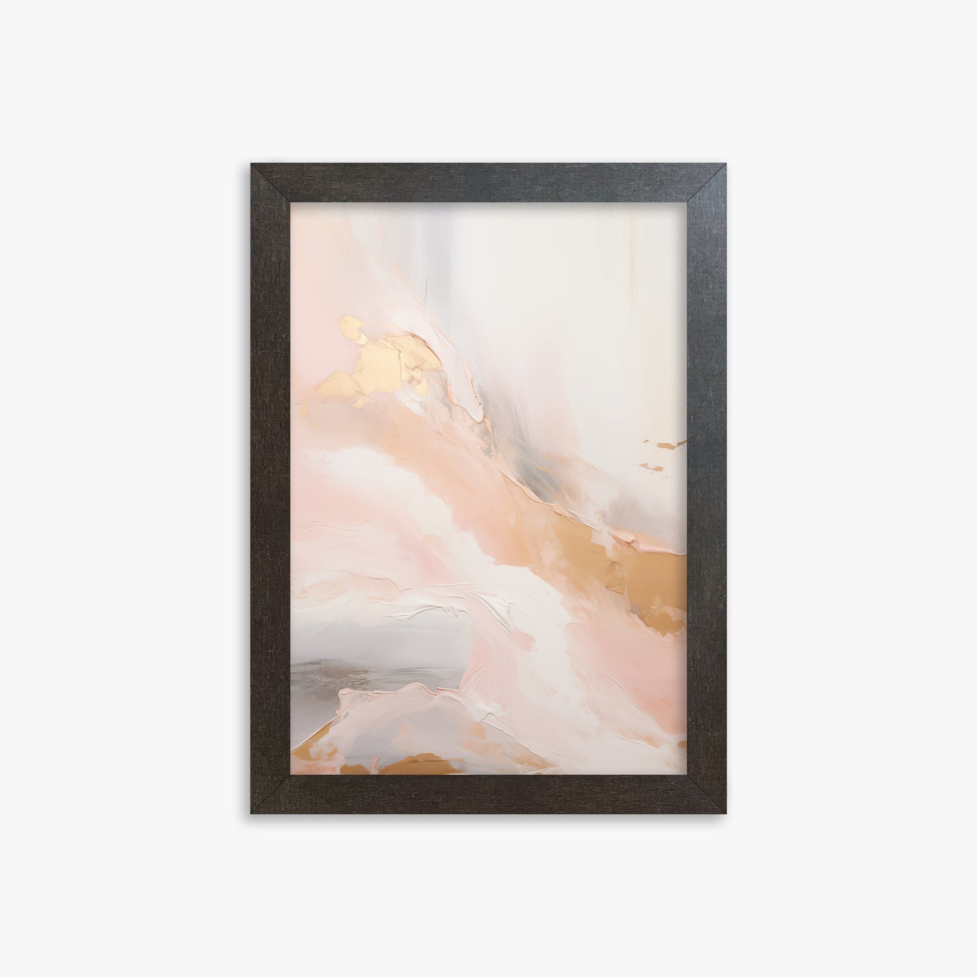 Celestial Blush, 21x30cm Framed Poster With Espresso Frame