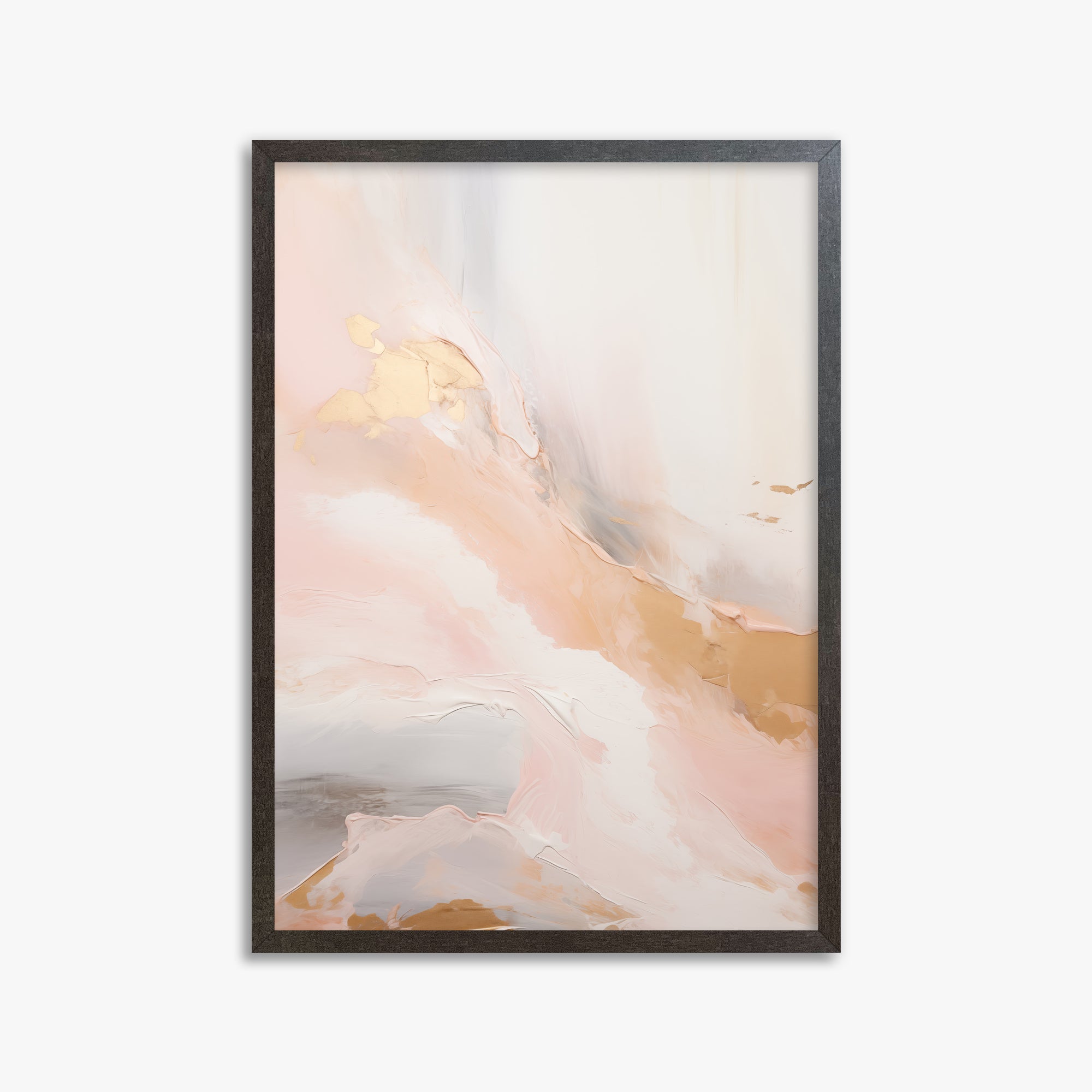Celestial Blush, 50x70cm Framed Poster With Espresso Frame