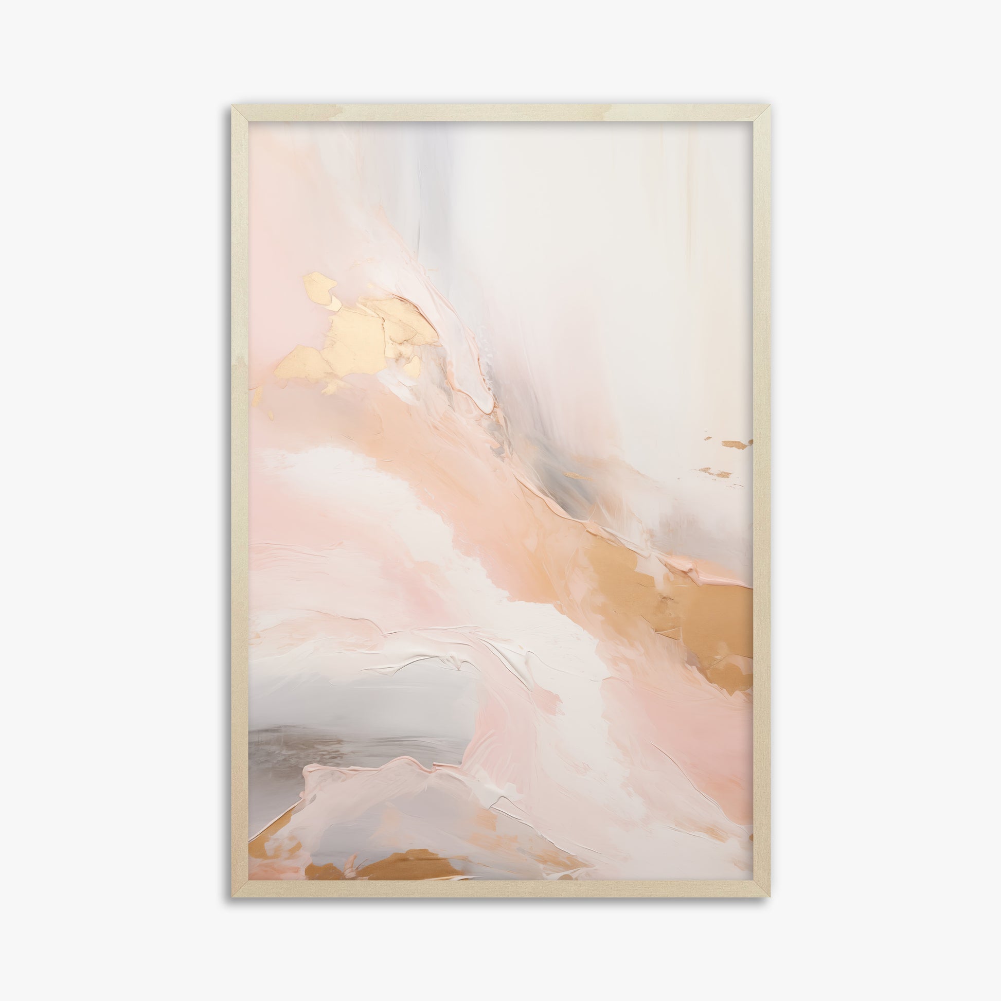 Celestial Blush, 61x91cm Framed Poster With Lime Wood Frame