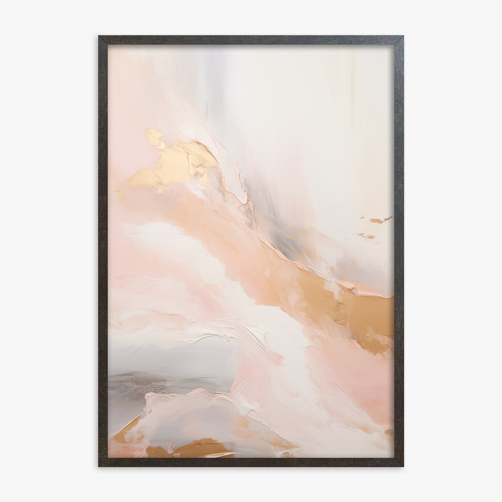 Celestial Blush, 70x100cm Framed Poster With Espresso Frame