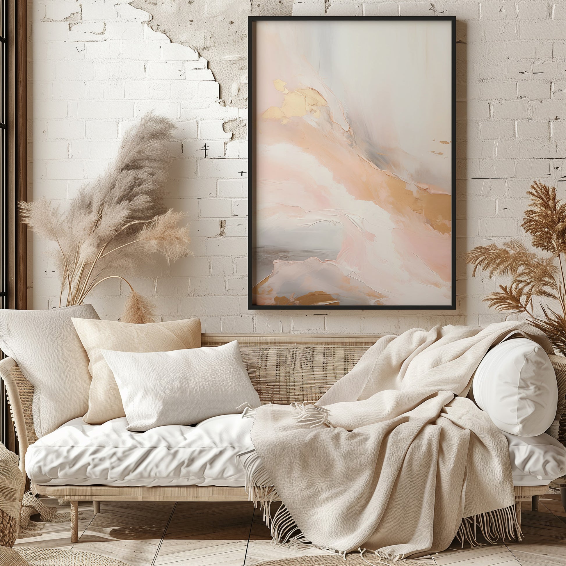 Design Concept No. 29 for Celestial Blush Modern Poster Art