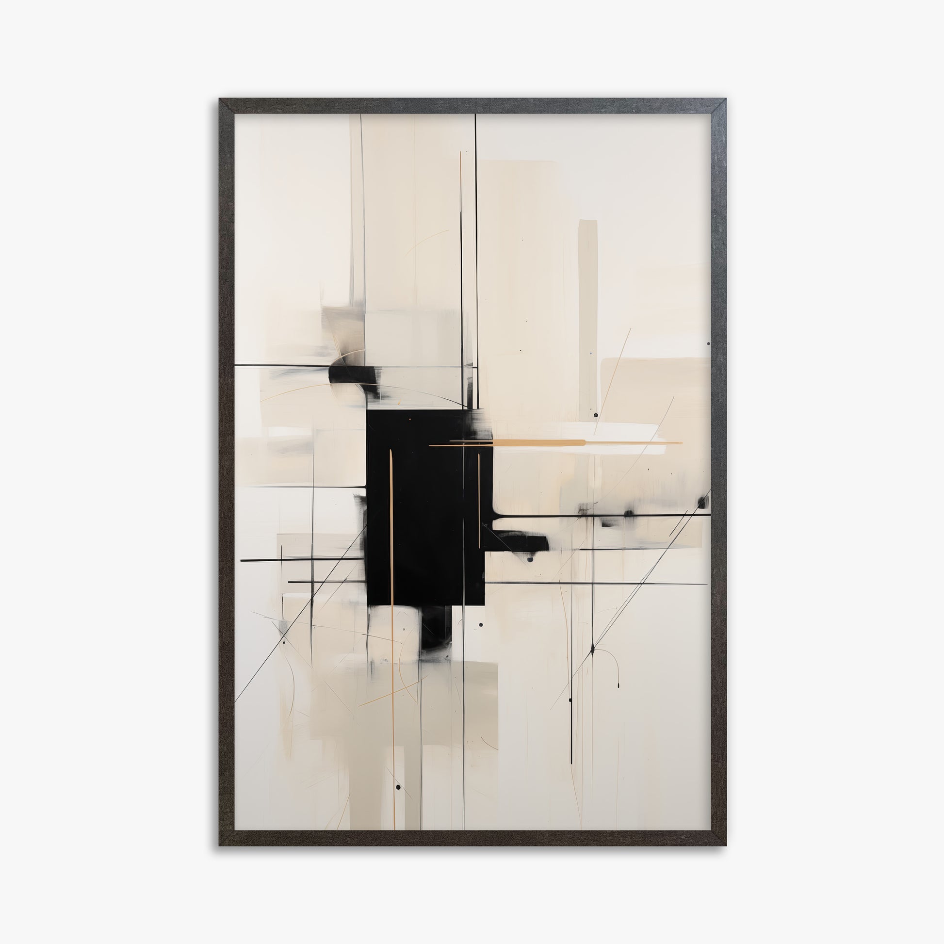 Golden Axis, 61x91cm Framed Poster With Espresso Frame