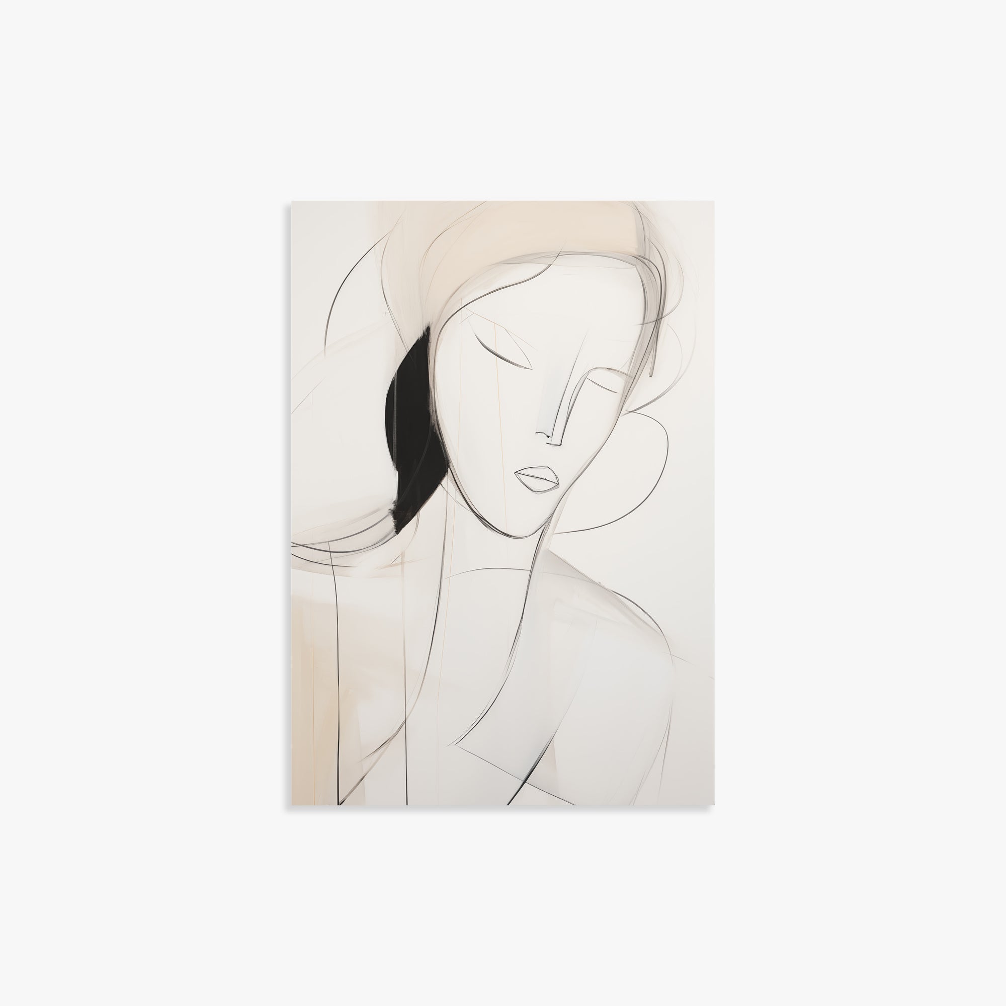 Serene Silhouette, 21x30cm Poster Unframed