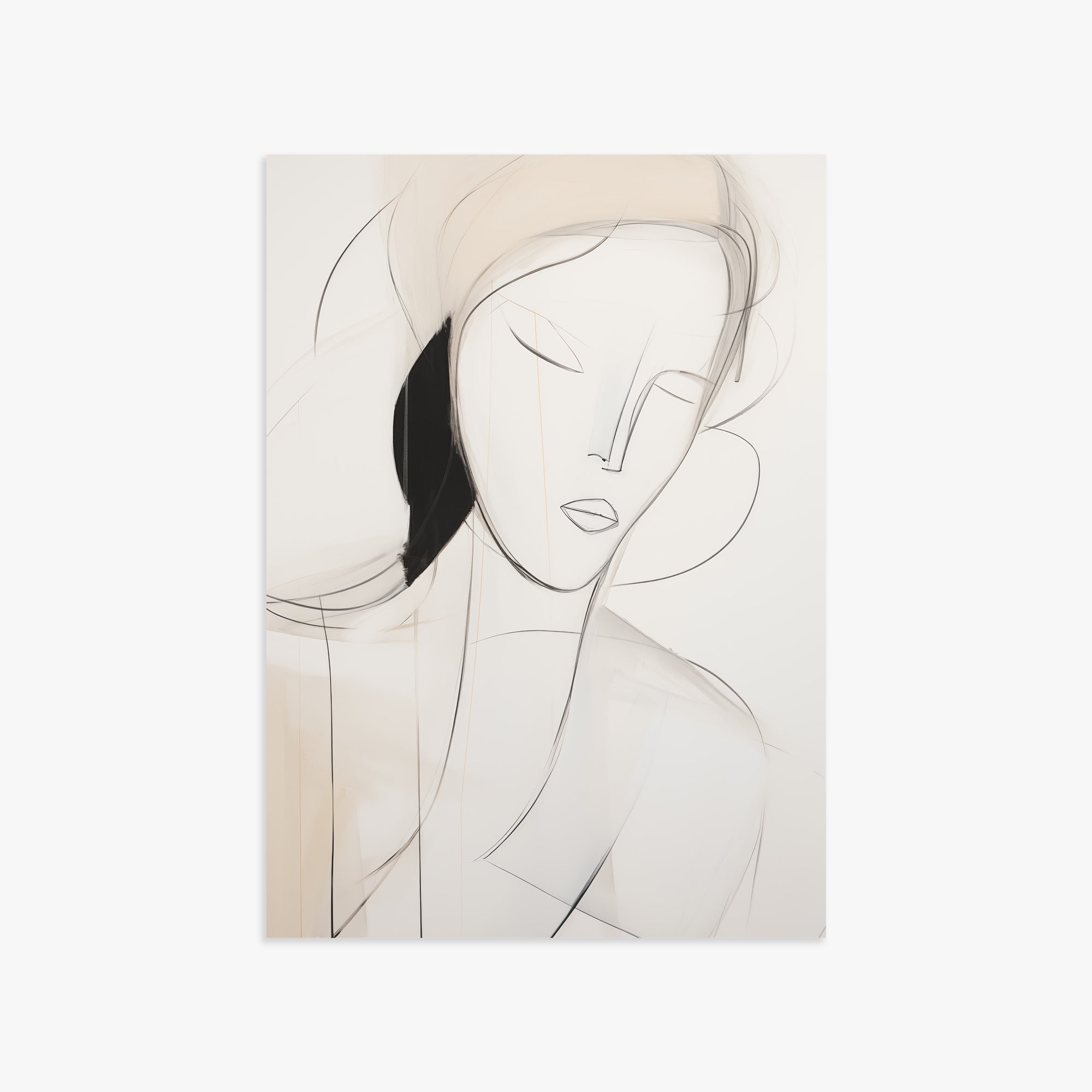 Serene Silhouette, 50x70cm Poster Unframed