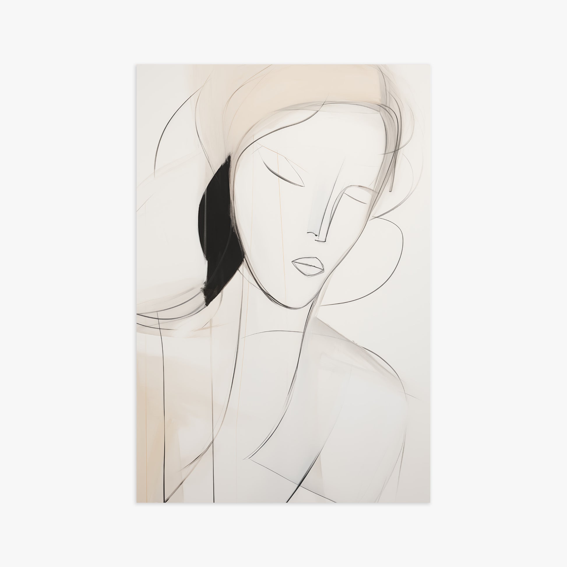 Serene Silhouette, 61x91cm Poster Unframed