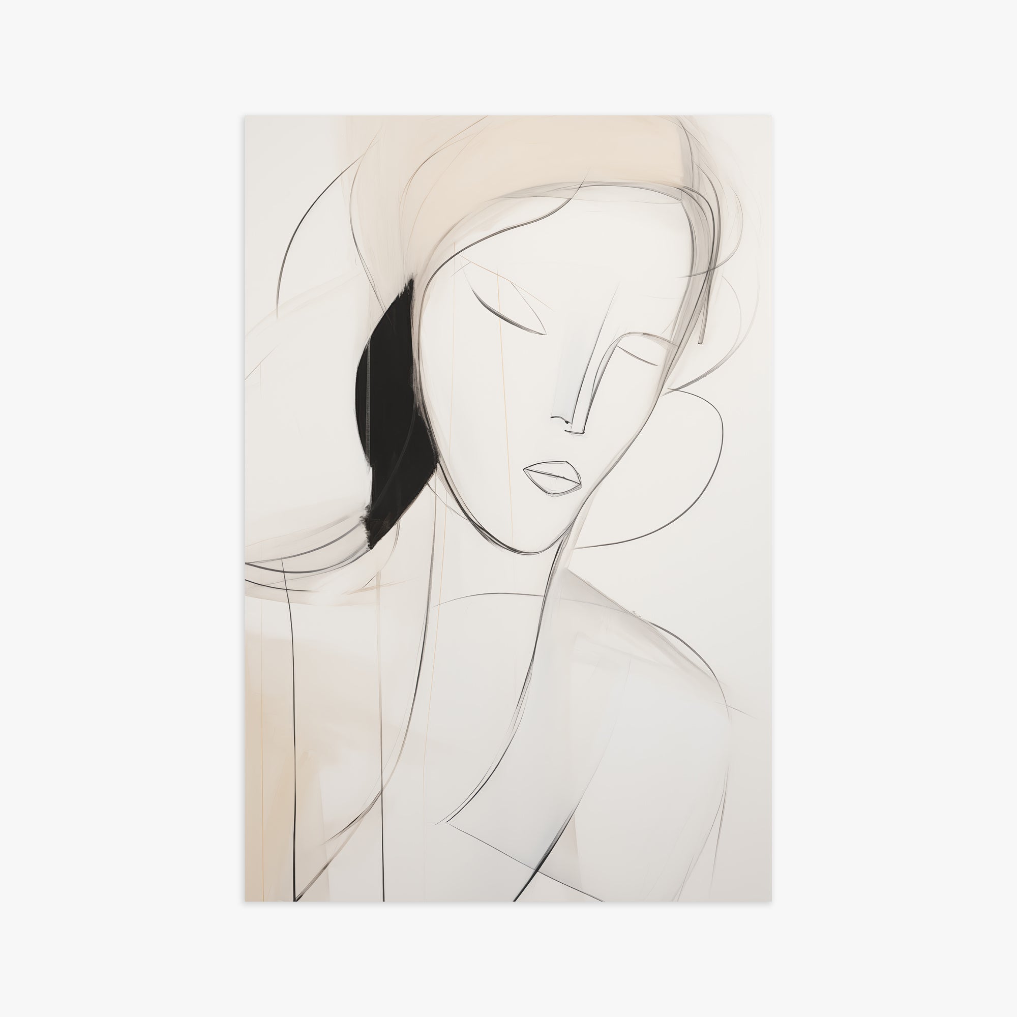 Serene Silhouette, 61x91cm Poster Unframed