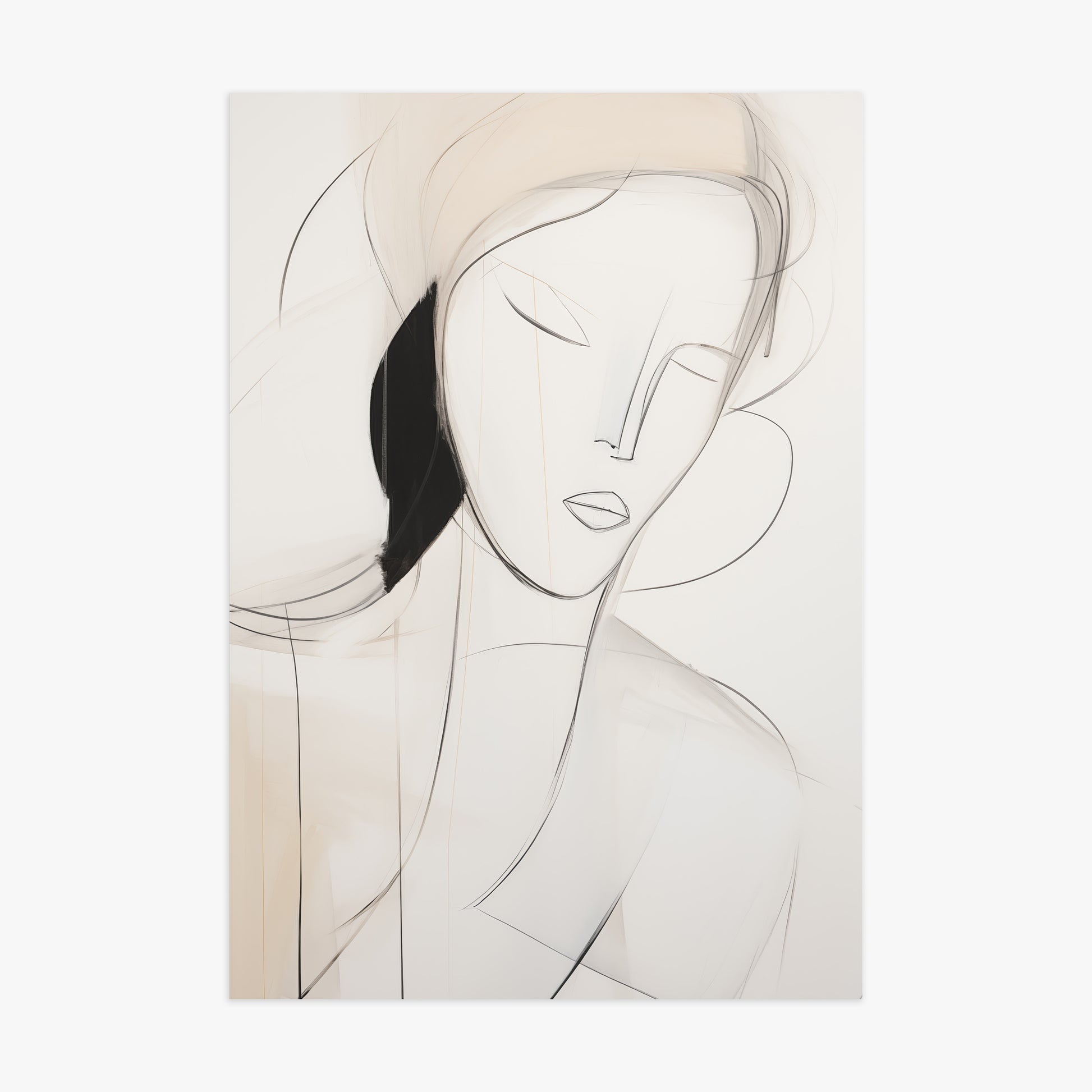 Serene Silhouette, 70x100cm Poster Unframed