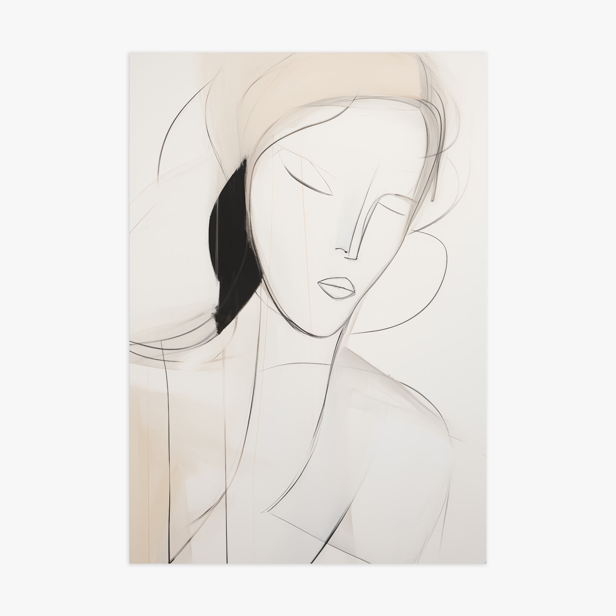 Serene Silhouette, 70x100cm Poster Unframed