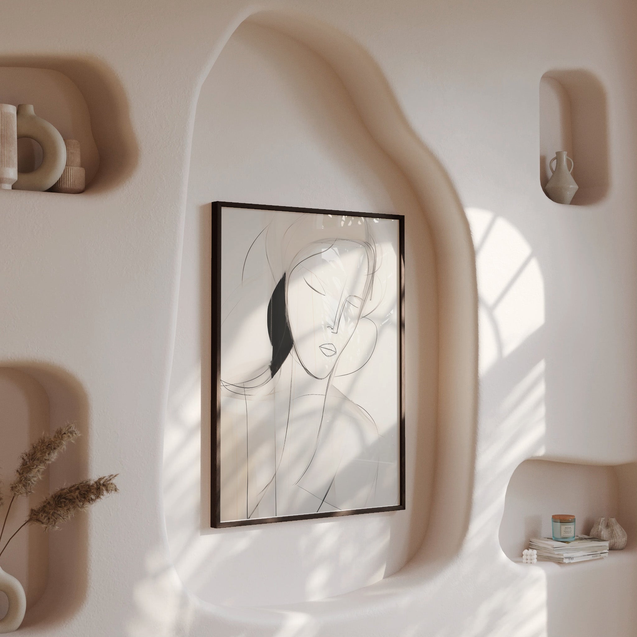 Design Concept No. 13 for Serene Silhouette Modern Poster Art