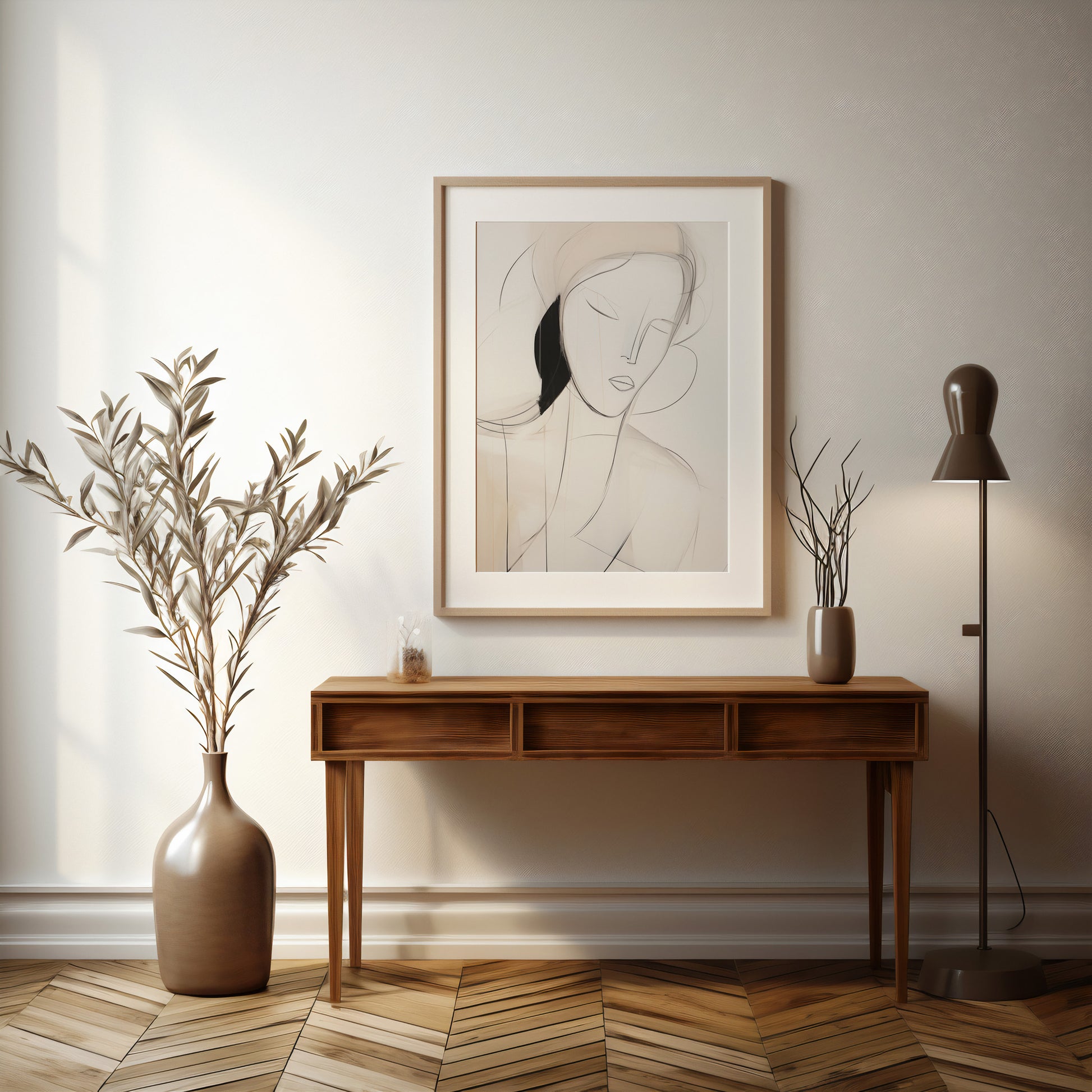 Design Concept No. 37 for Serene Silhouette Modern Poster Art