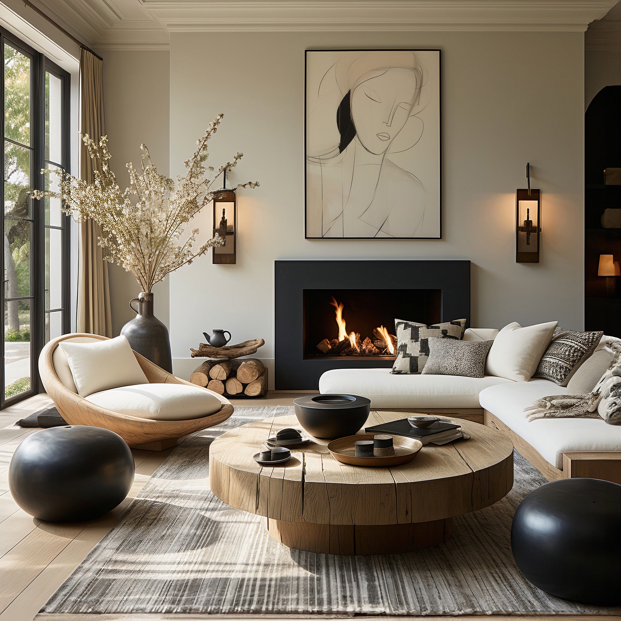 Design Concept No. 39 for Serene Silhouette Modern Poster Art