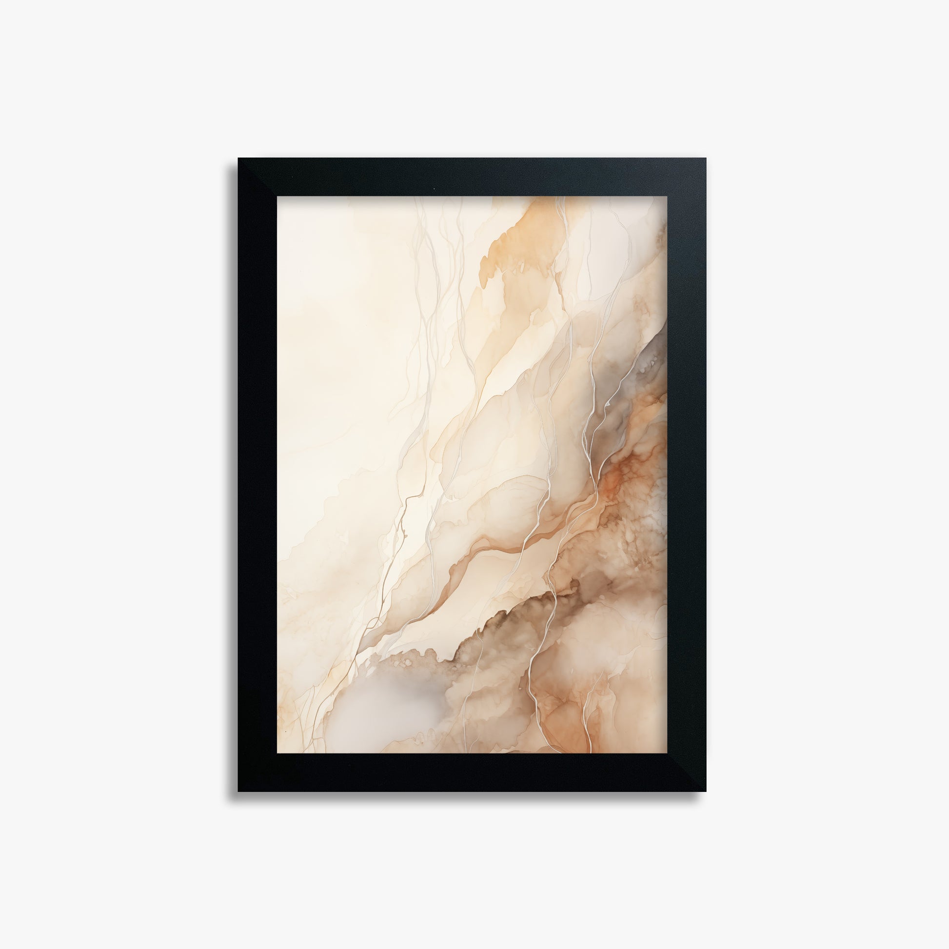 Ethereal Veil, 21x30cm Framed Poster With Black Frame