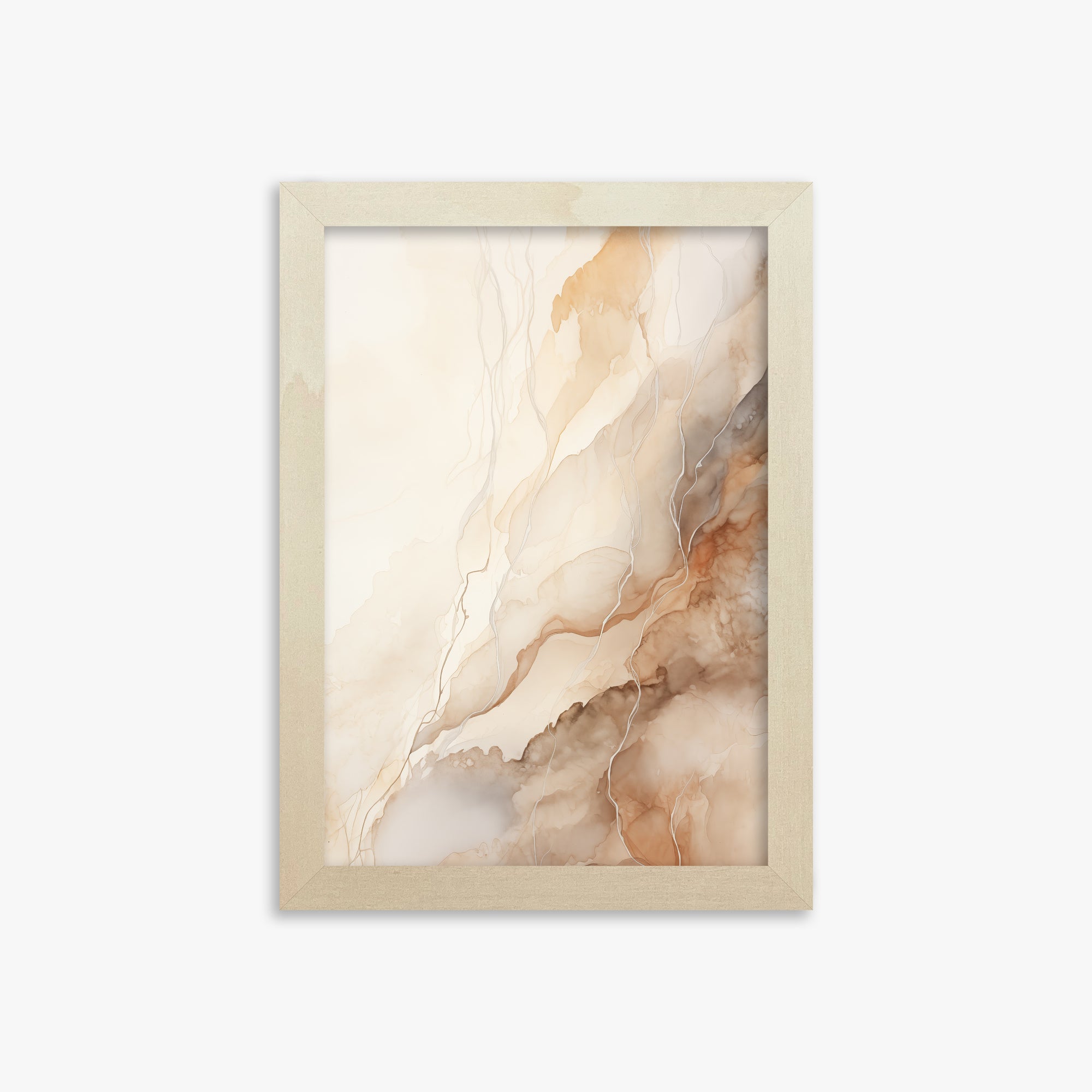 Ethereal Veil, 21x30cm Framed Poster With Lime Wood Frame