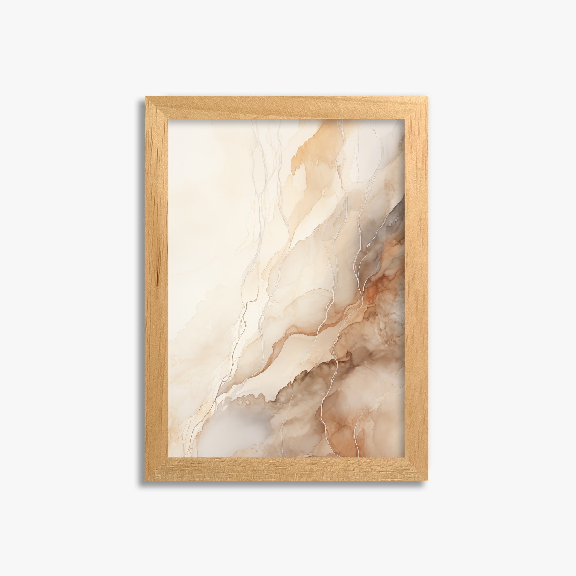 Ethereal Veil, 21x30cm Framed Poster With Oak Frame