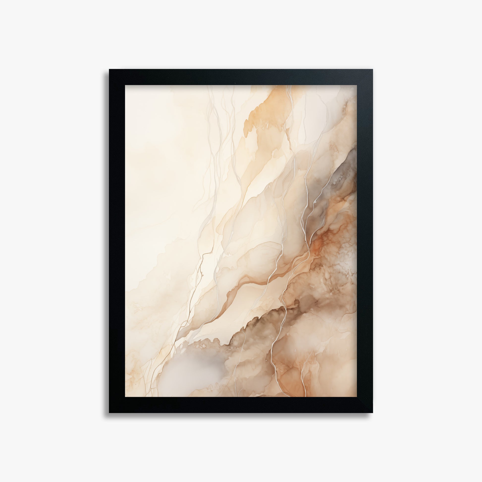Ethereal Veil, 30x40cm Framed Poster With Black Frame